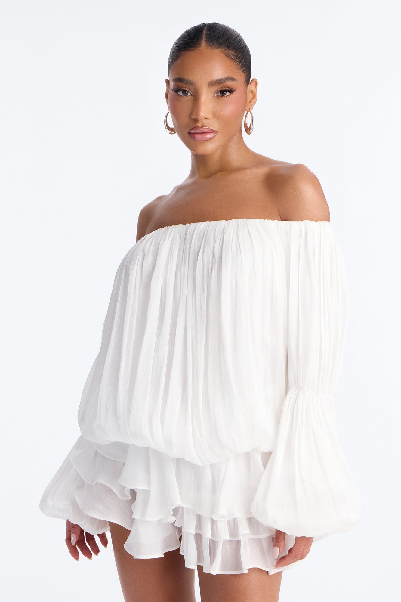 Celestia Off-Shoulder Mini Dress