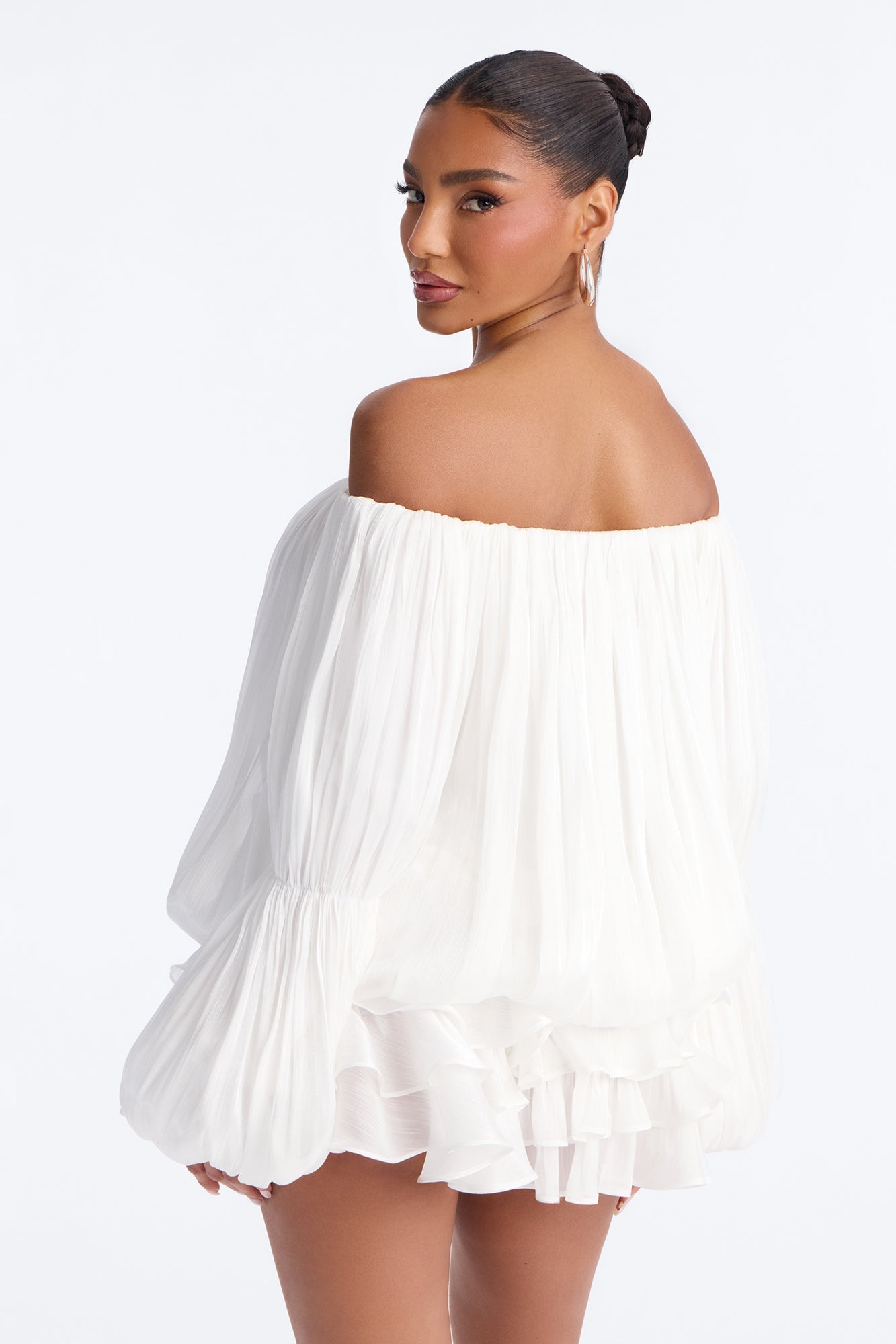 Celestia Off-Shoulder Mini Dress