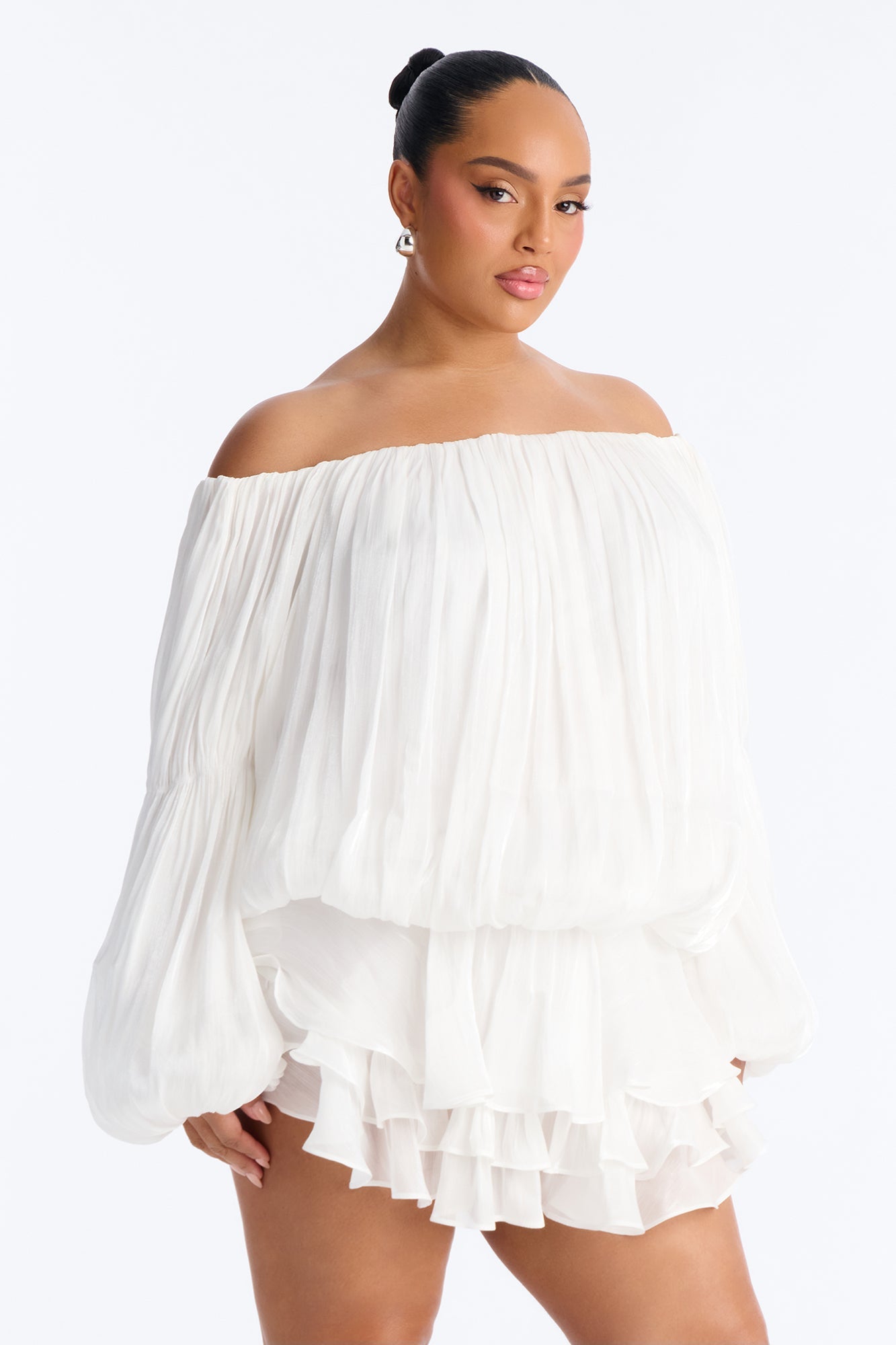Celestia Off-Shoulder Mini Dress