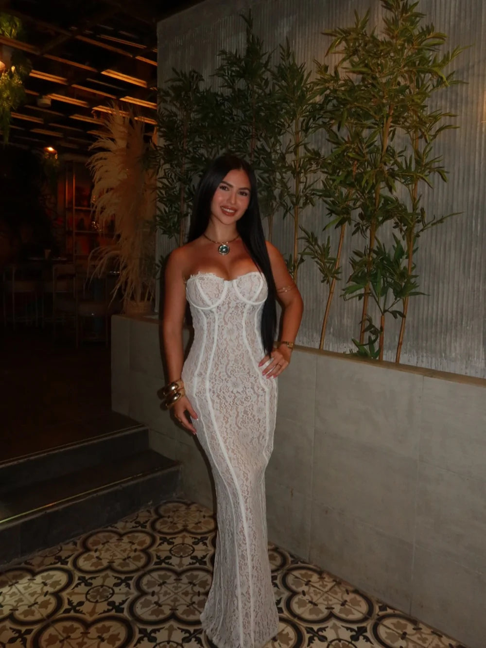 Rosalie Lace Maxi Dress