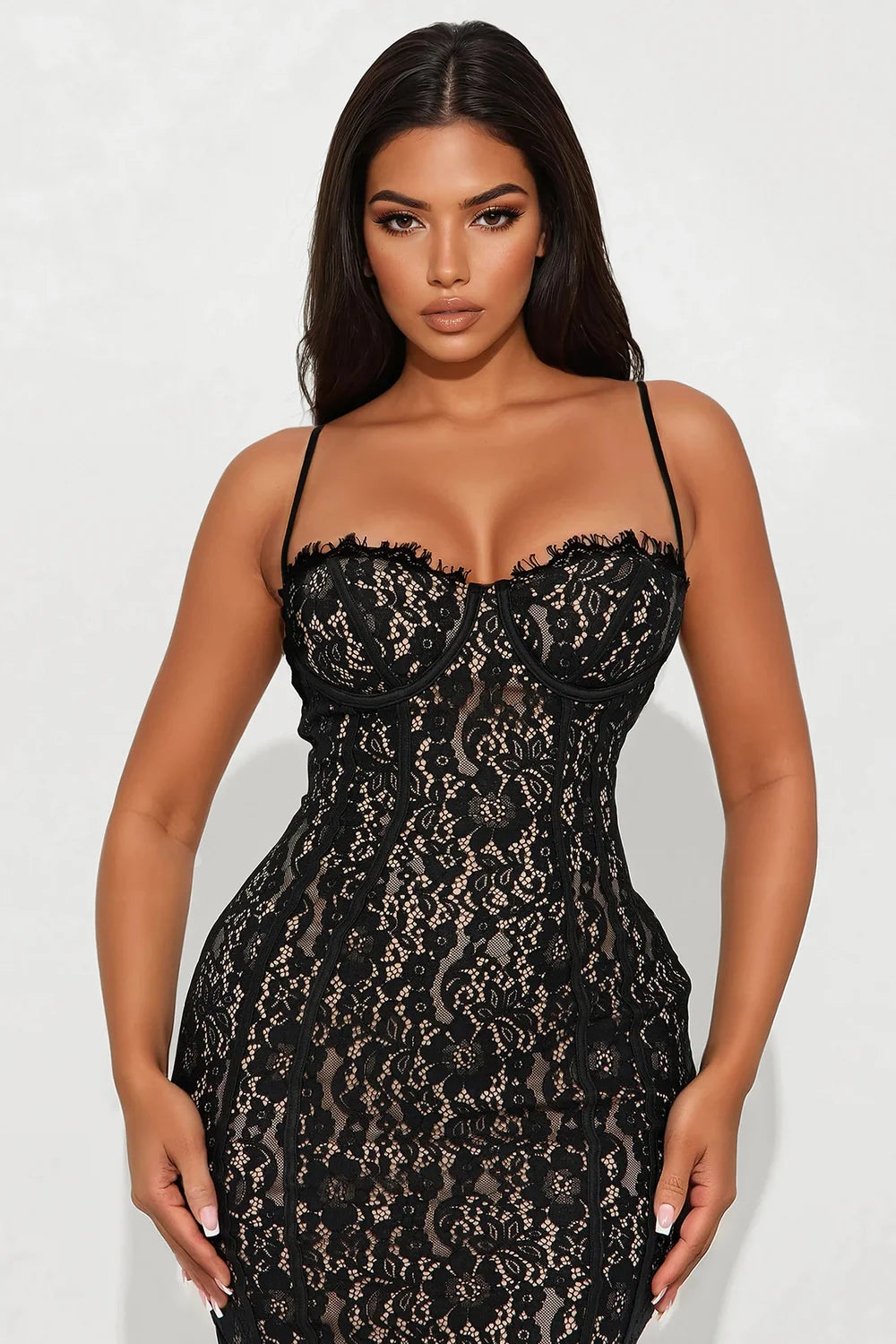 Rosalie Lace Maxi Dress