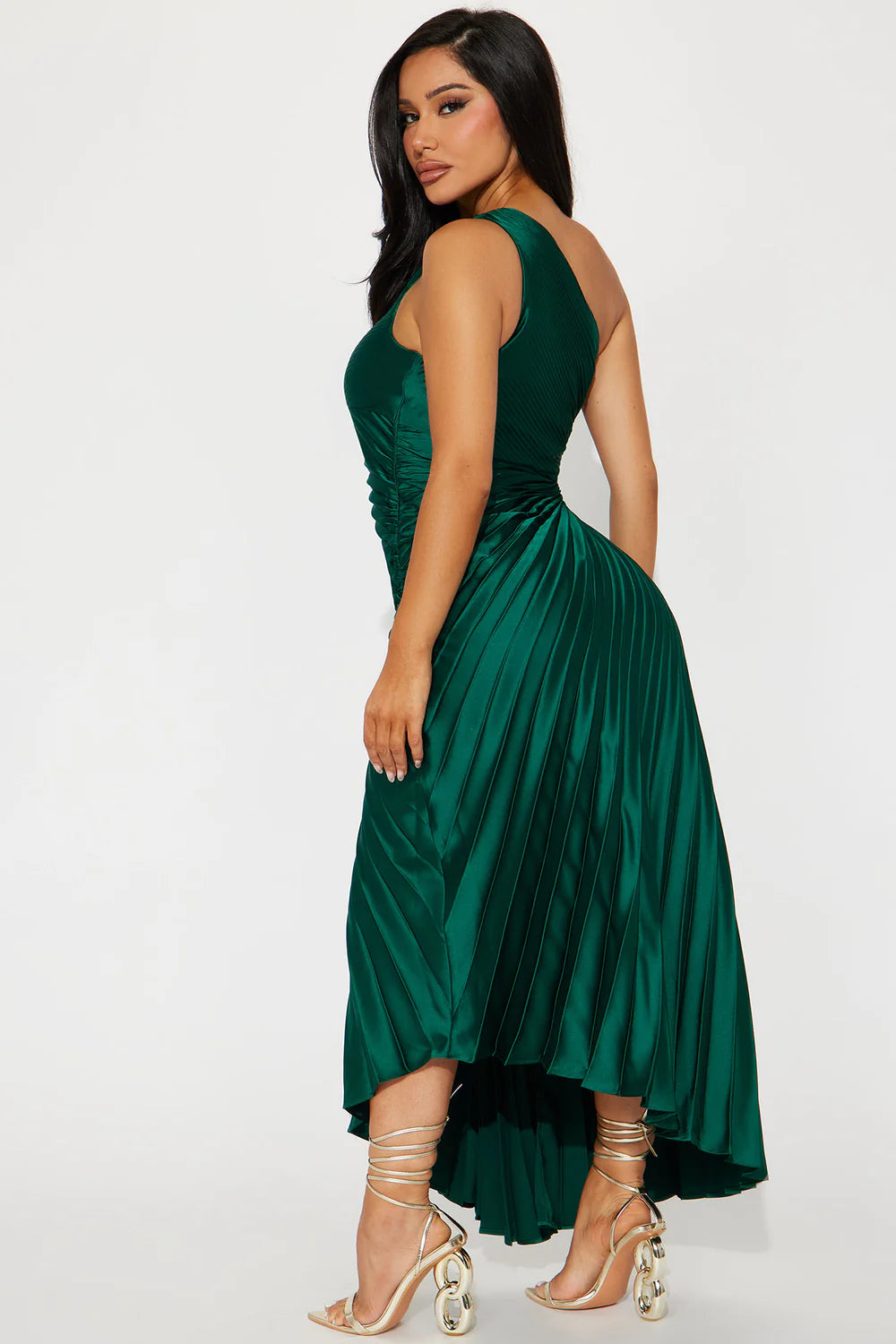 Selene Pleated Maxi Dress