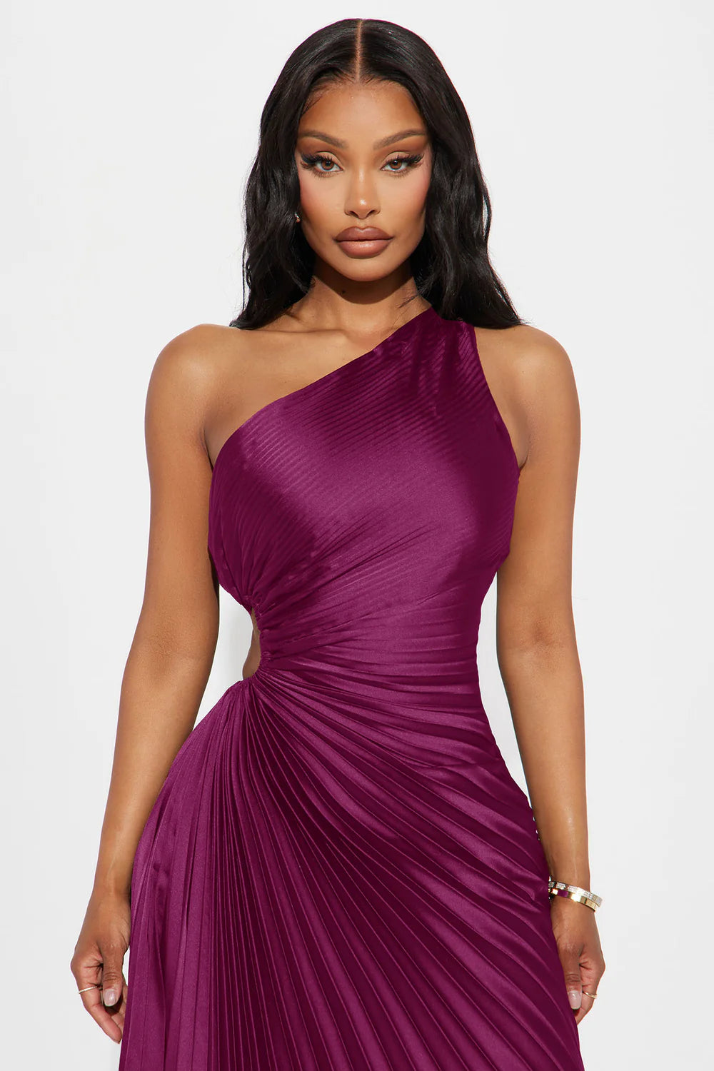 Selene Pleated Maxi Dress