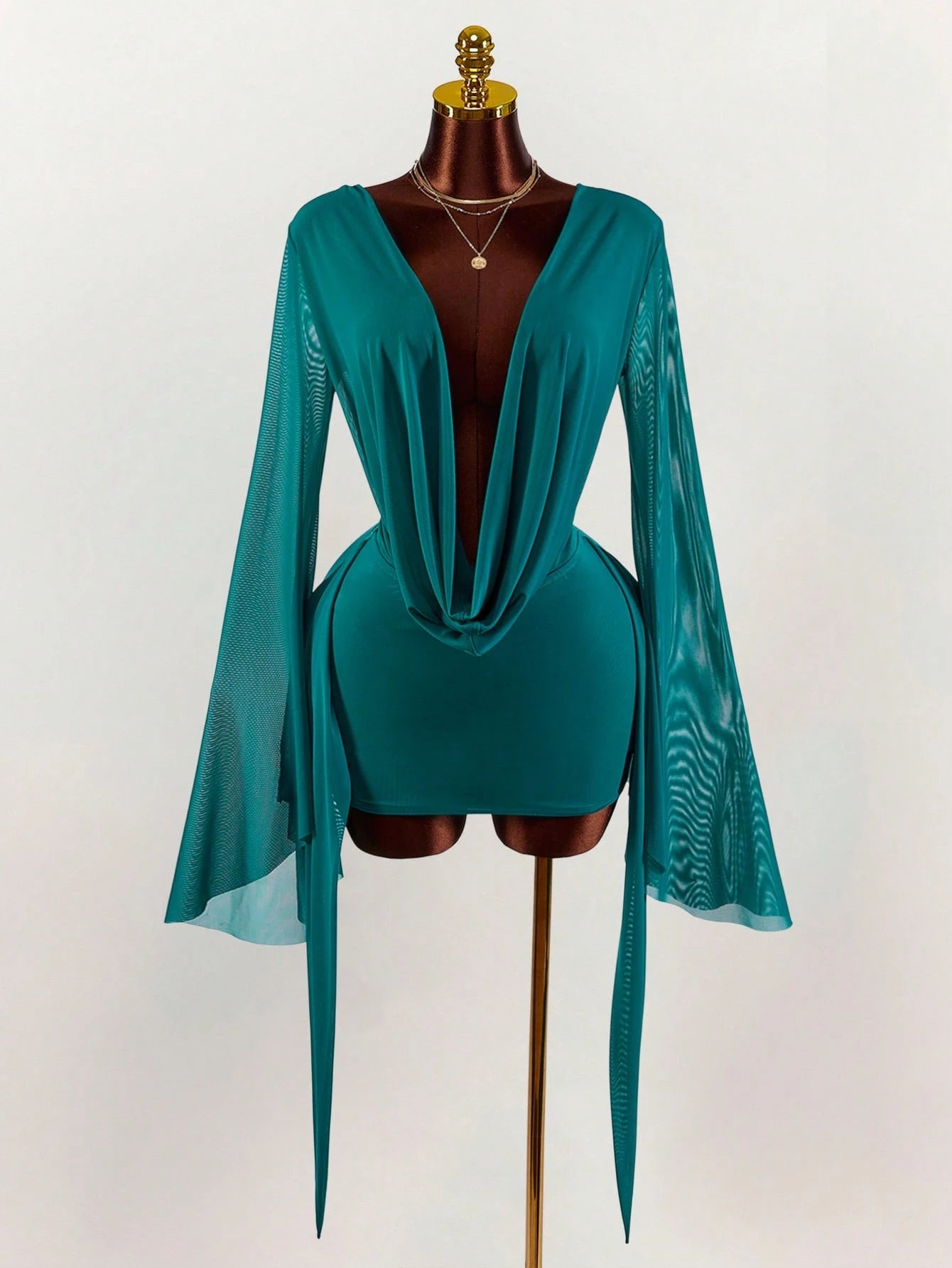 VALENCIA DRAPE MINI DRESS