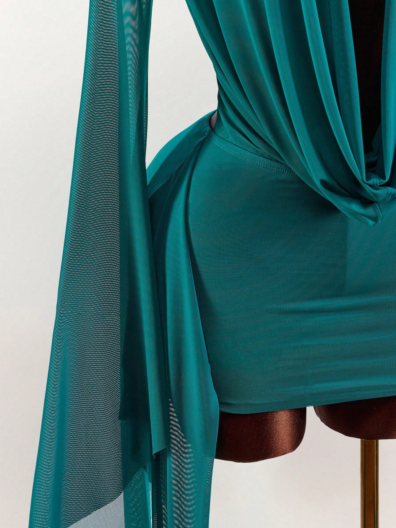 VALENCIA DRAPE MINI DRESS