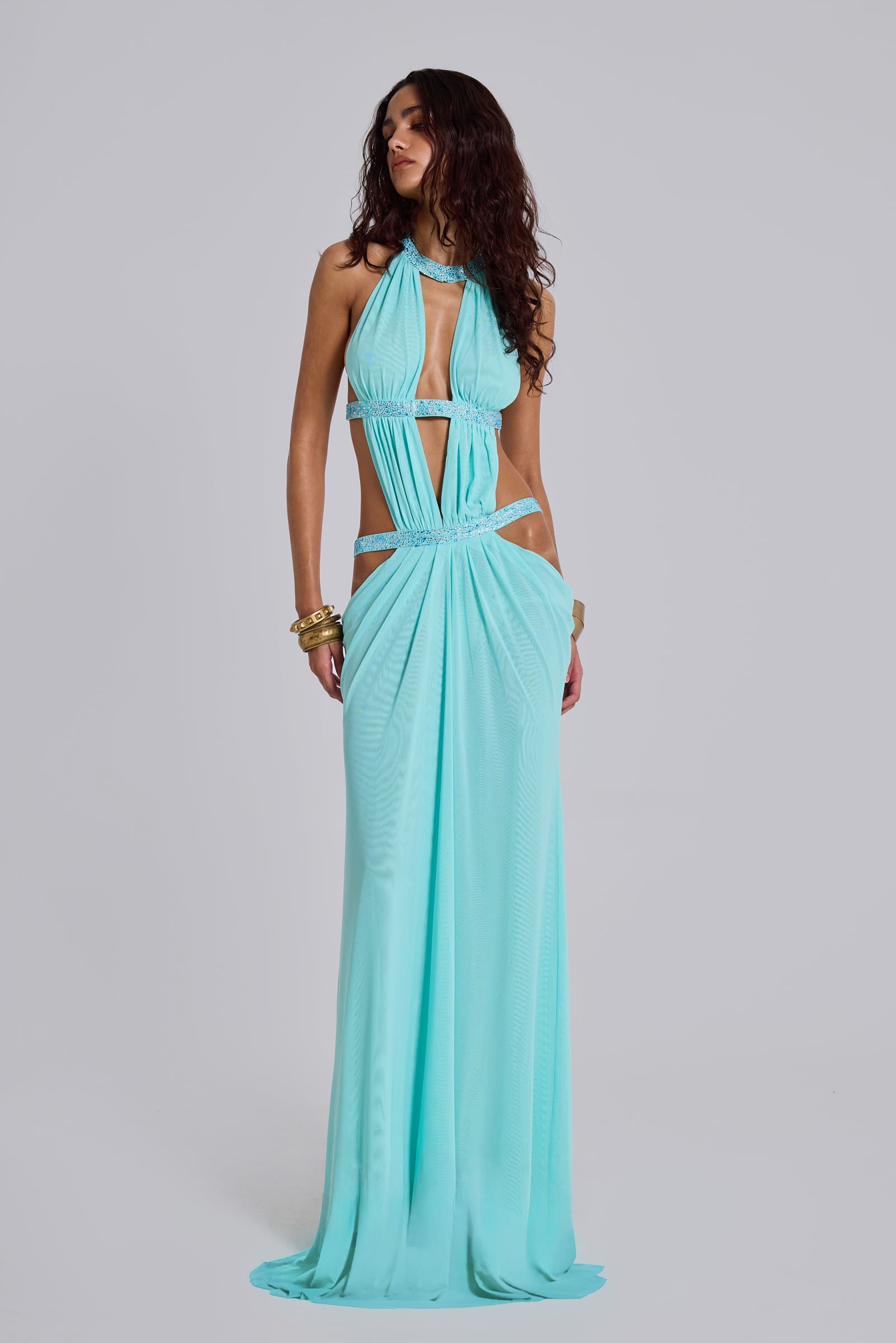 Selene Embellished Maxi Dress