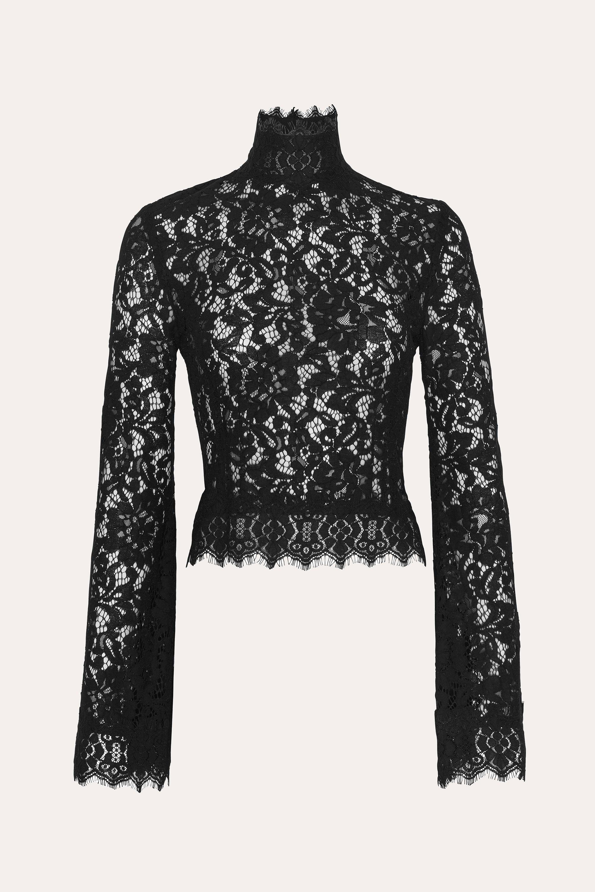 NOIR LACE TOP