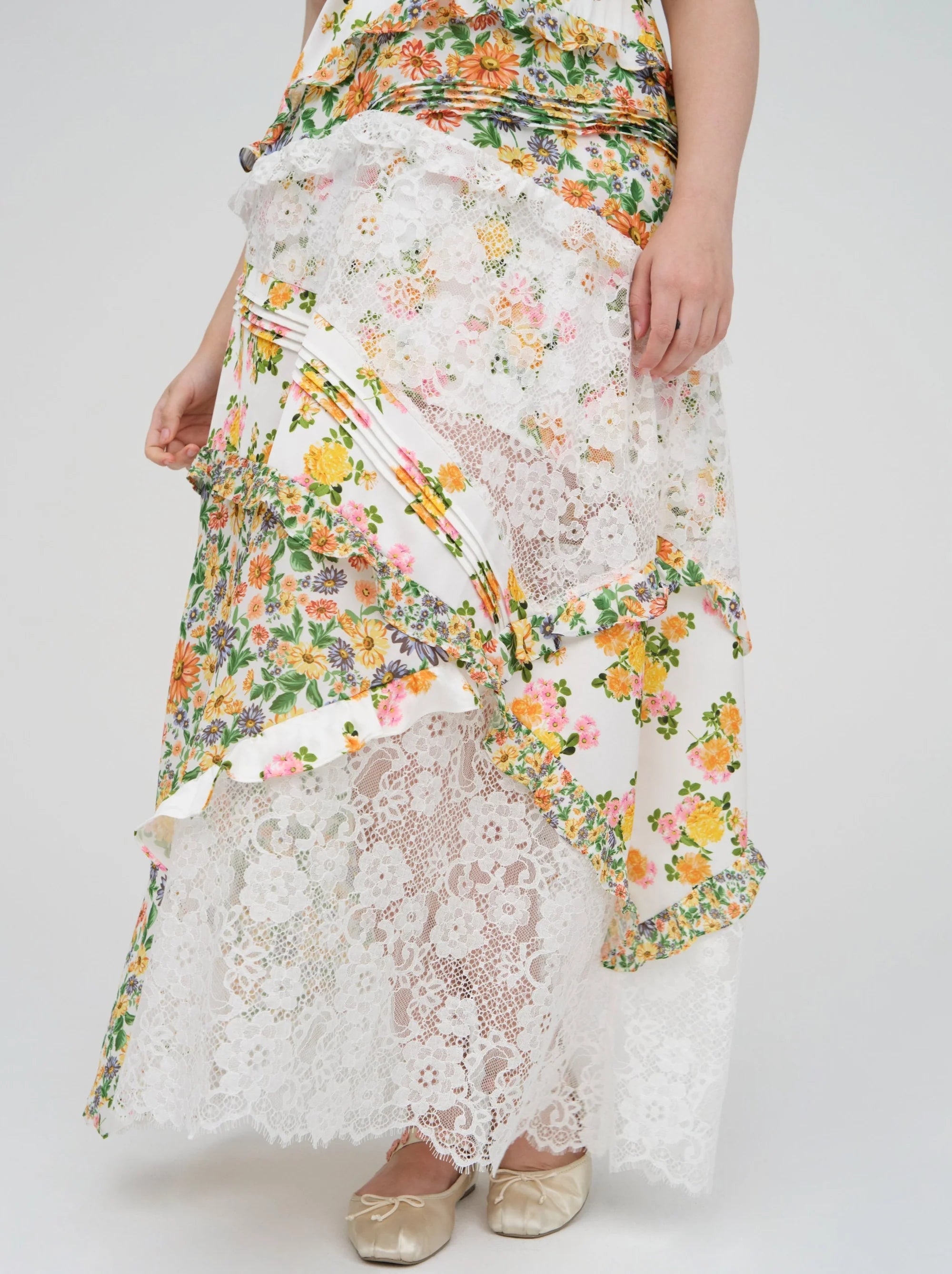 Rosalie Floral Lace Maxi Dress