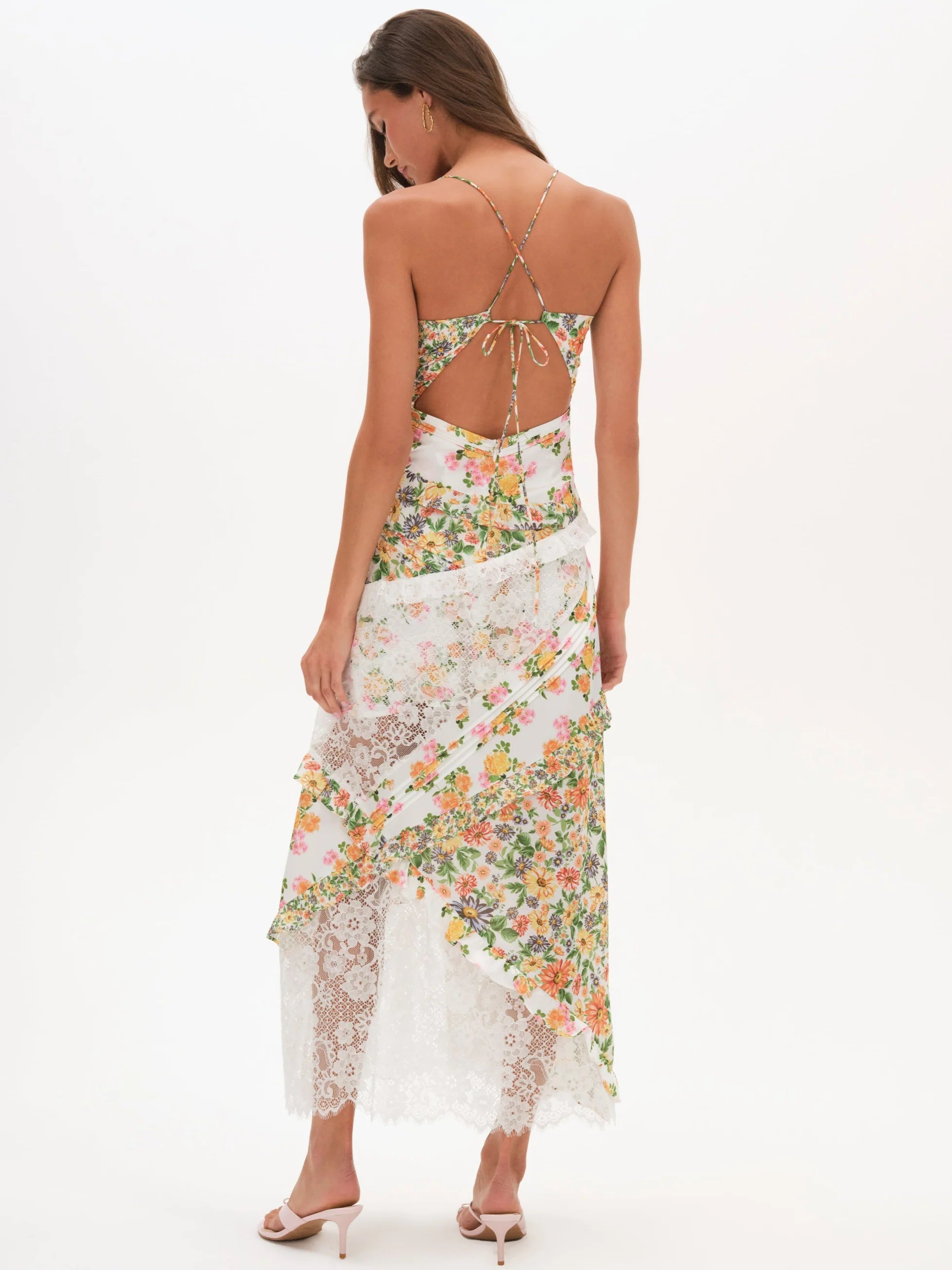 Rosalie Floral Lace Maxi Dress