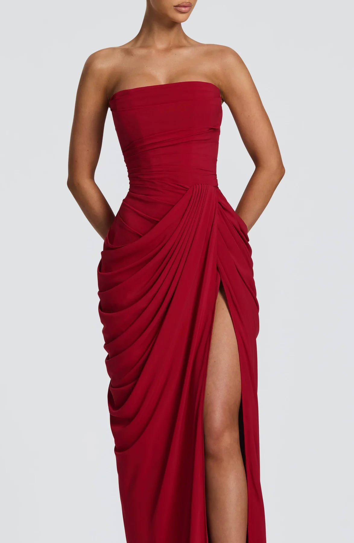 Livia Draped Maxi Dress