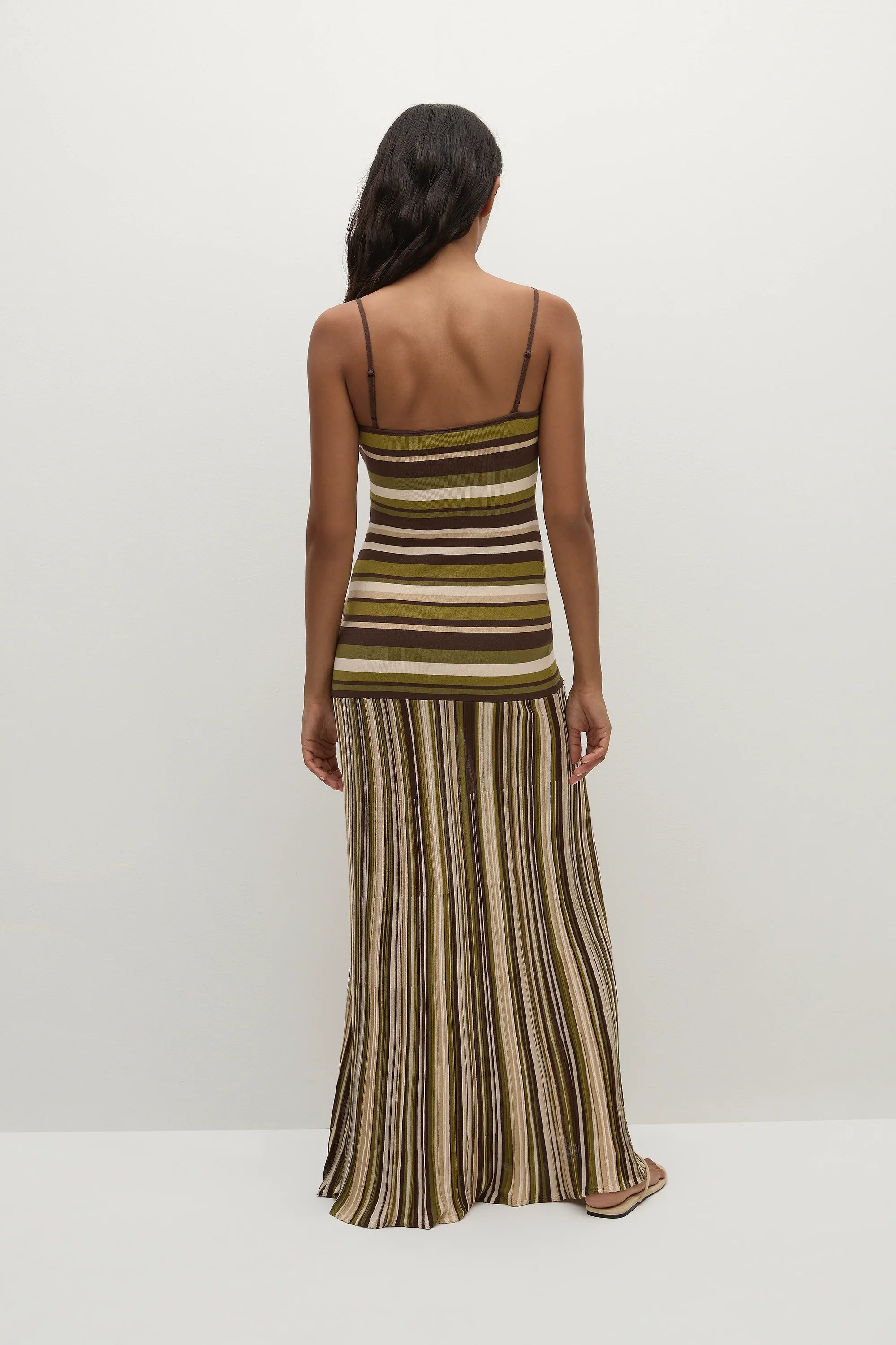 Sienna Stripe Knit Maxi Dress