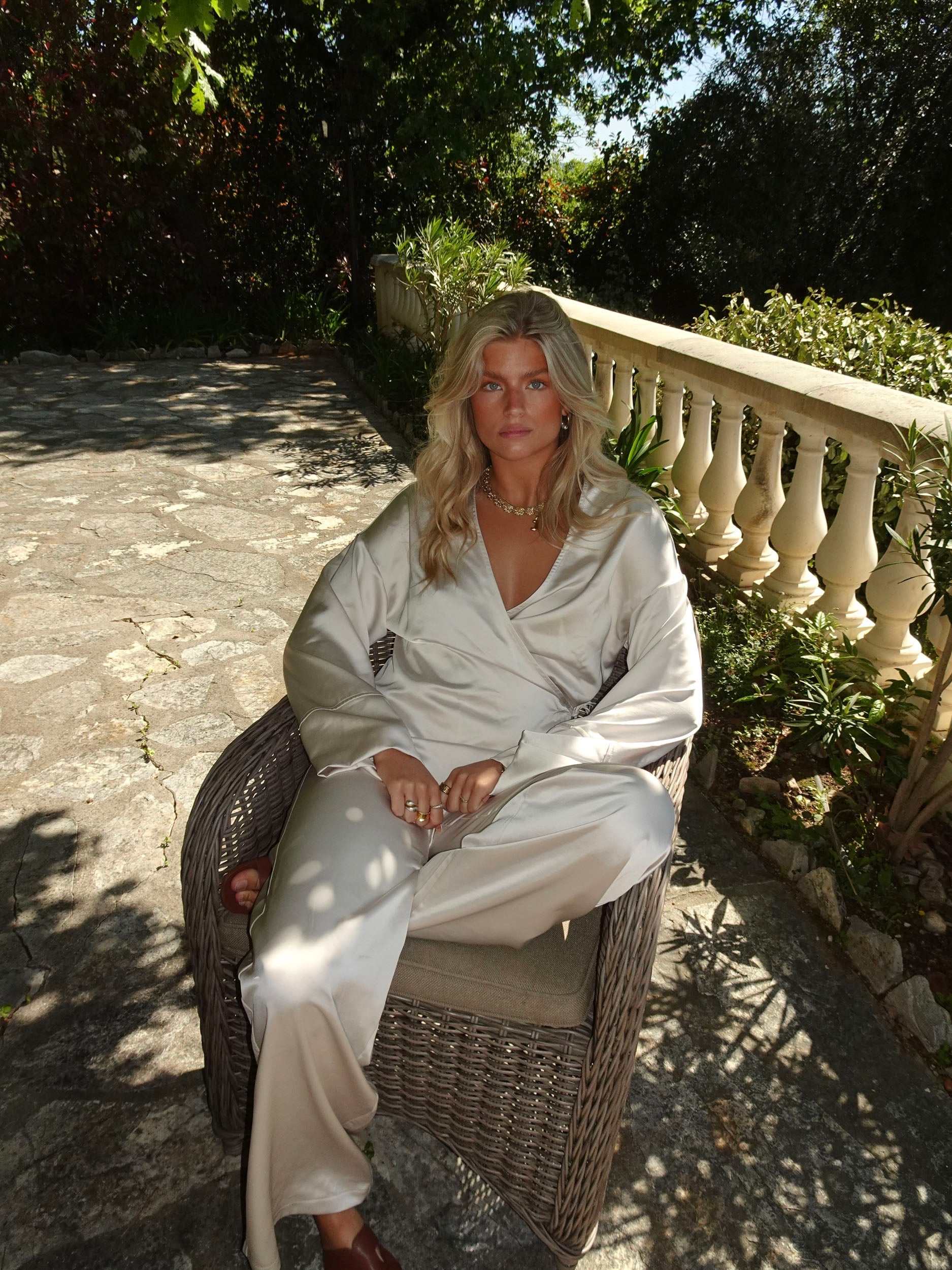 LUCIA SATIN SET