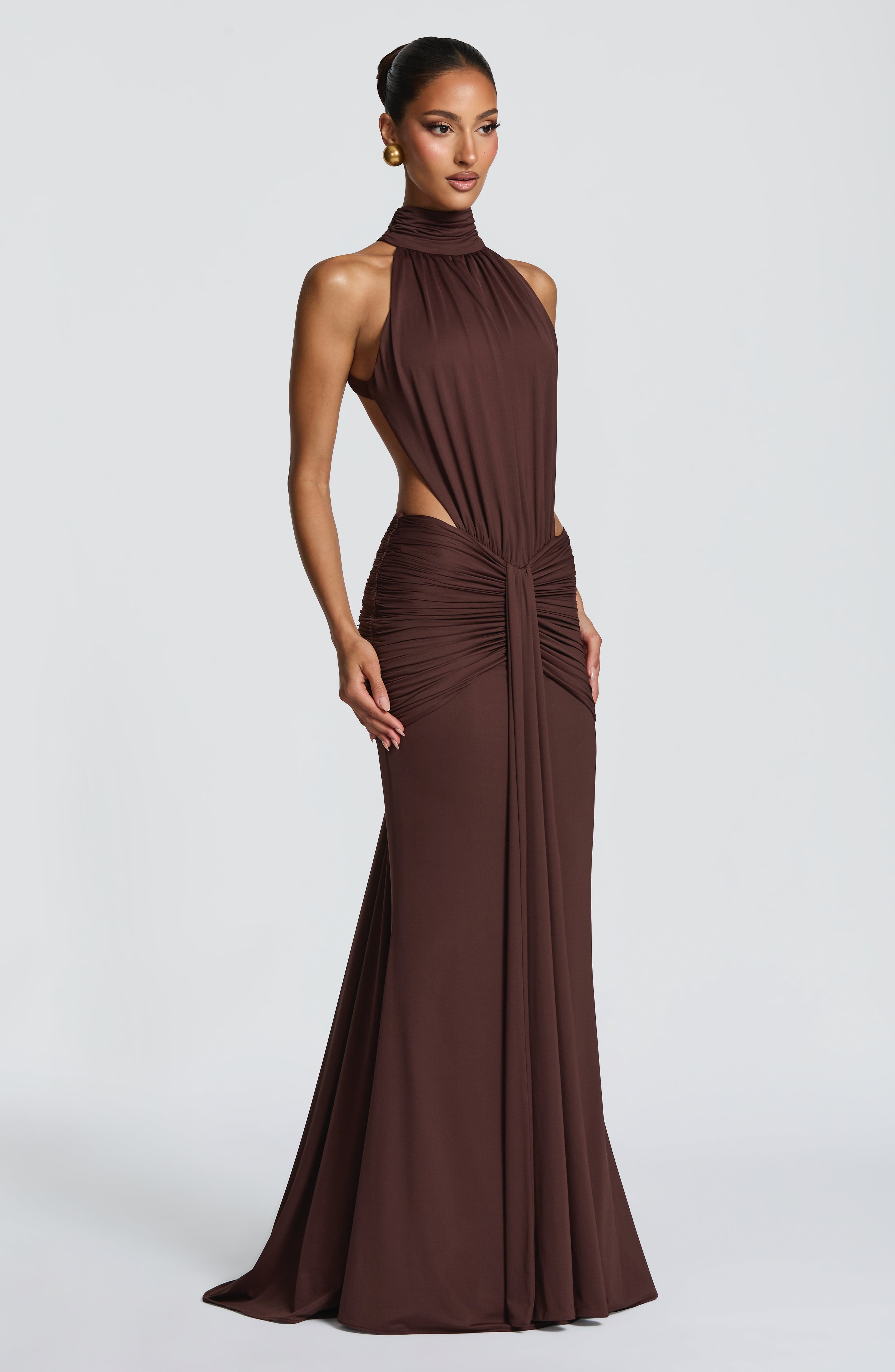Alessia Draped Maxi Dress