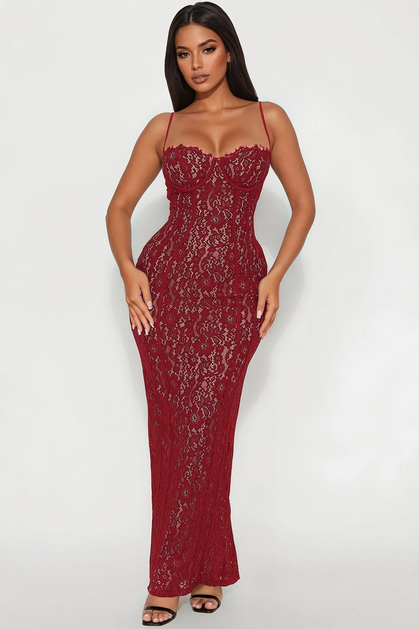 Rosalie Lace Maxi Dress