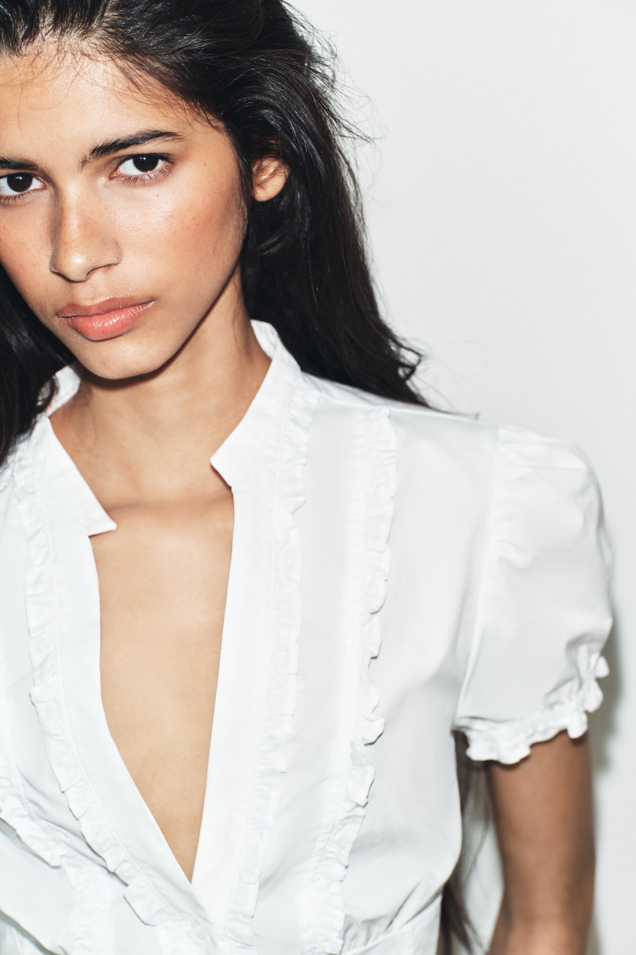 Elara Ruffle Blouse