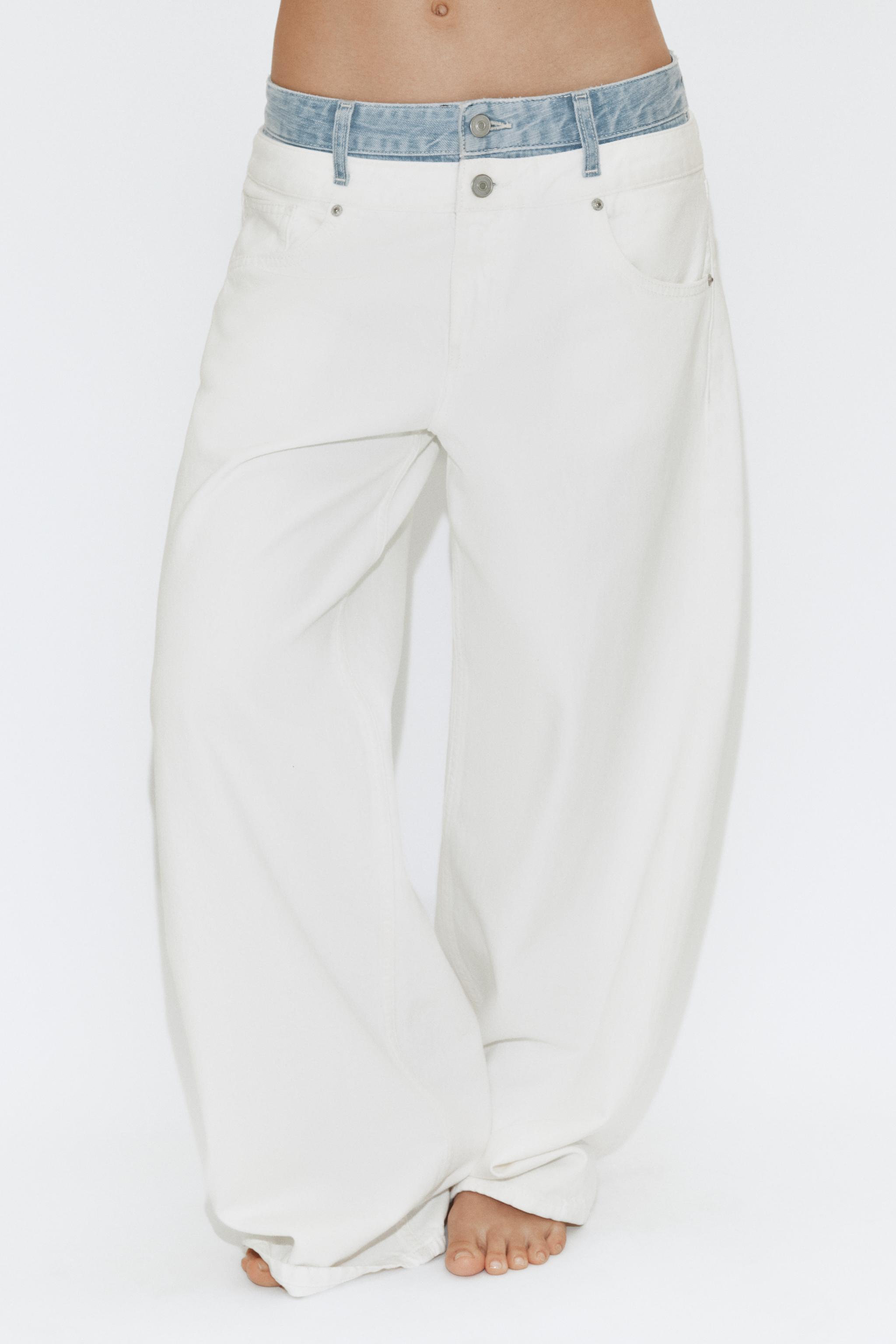 Monroe Contrast Waist Jeans