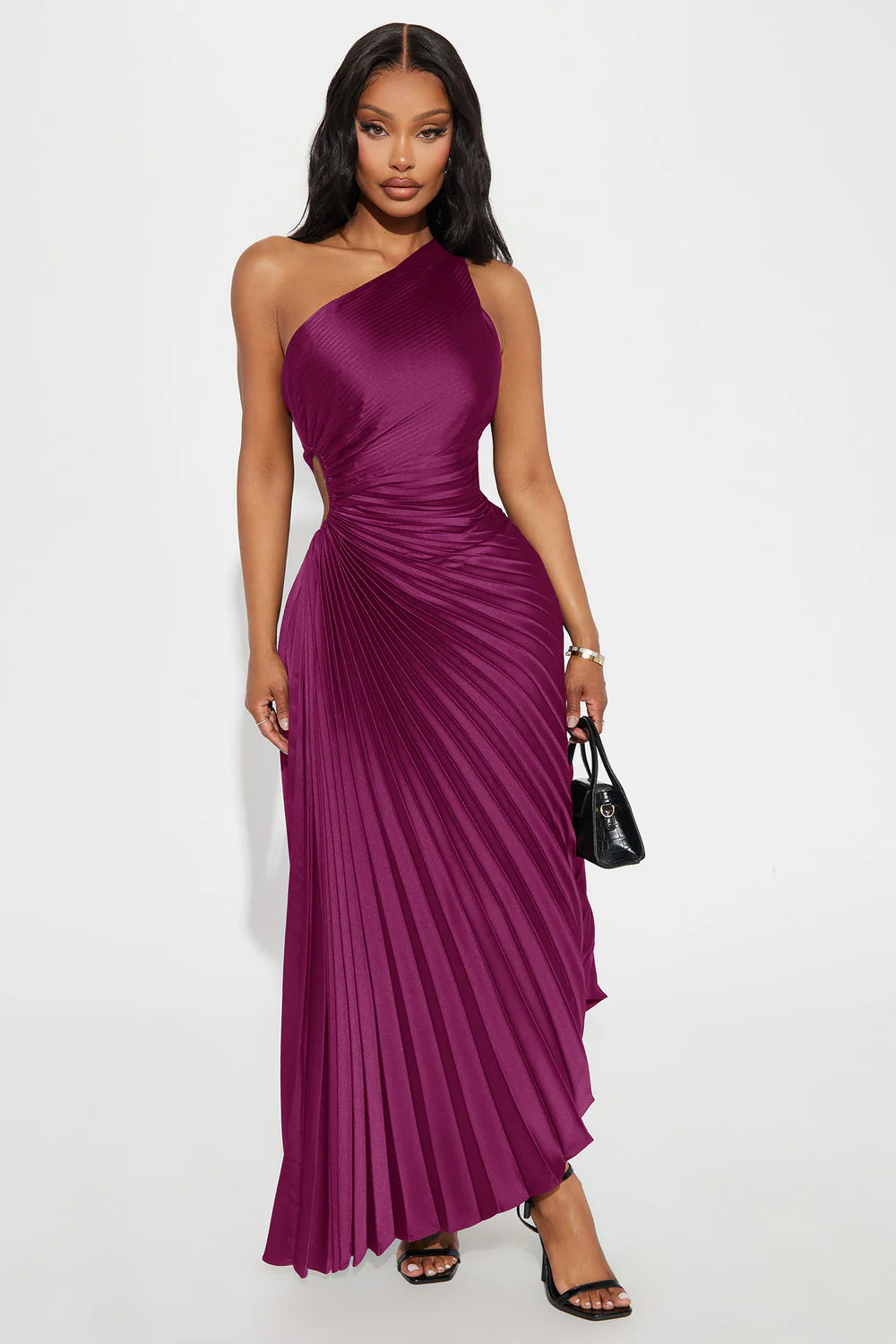 Selene Pleated Maxi Dress