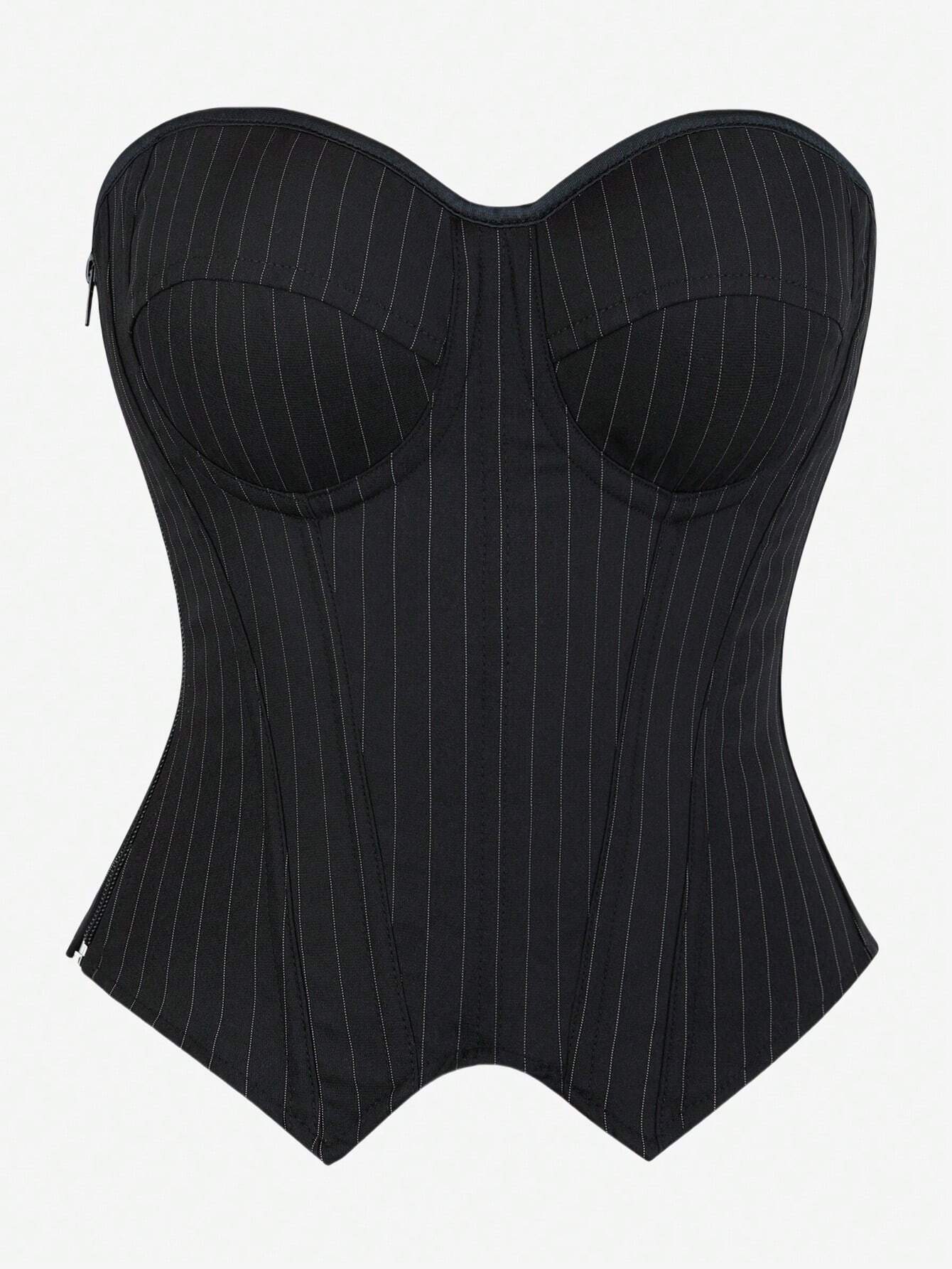 Valentina Pinstripe Corset