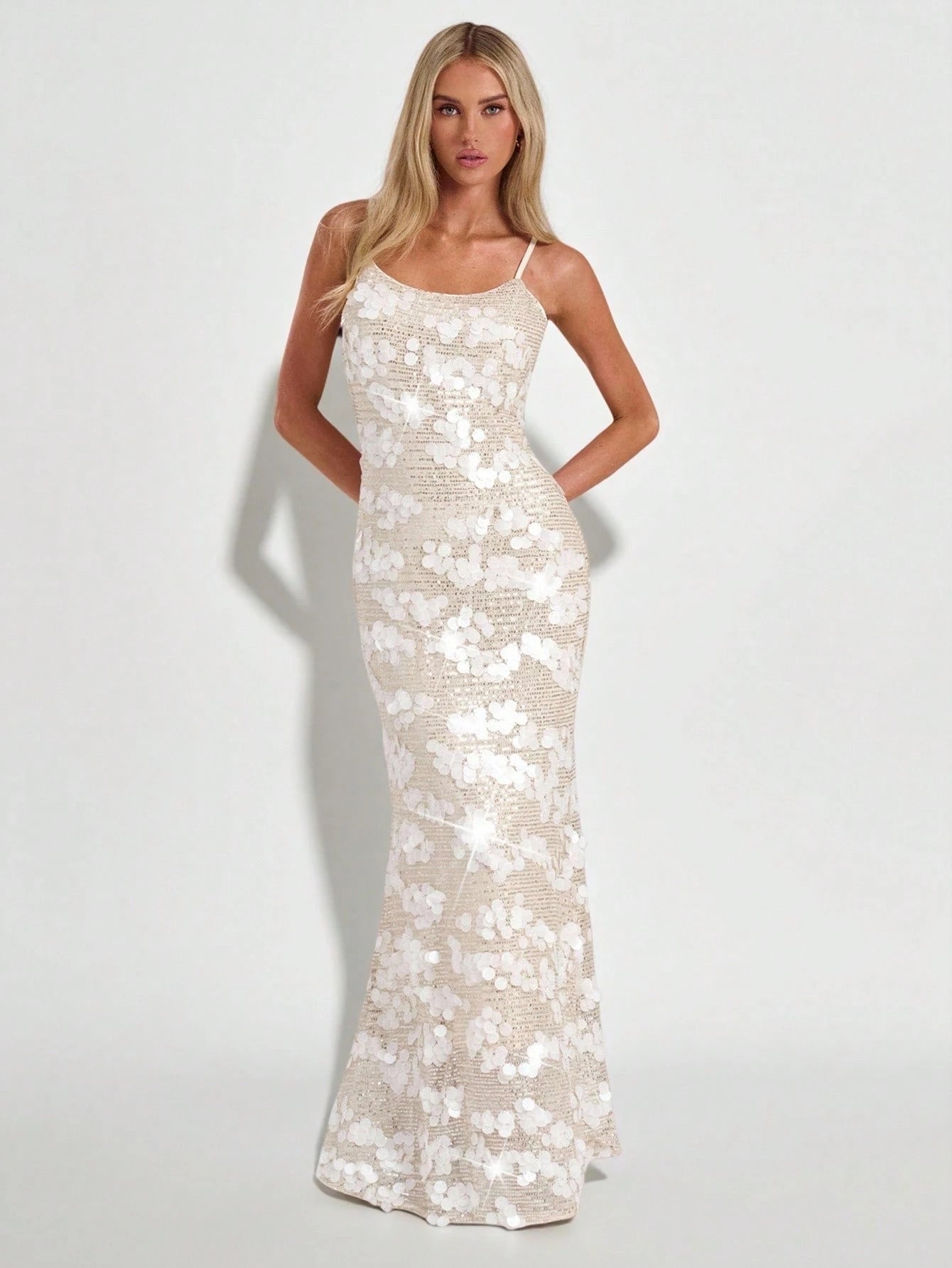 Aurélie Sequin Maxi Dress