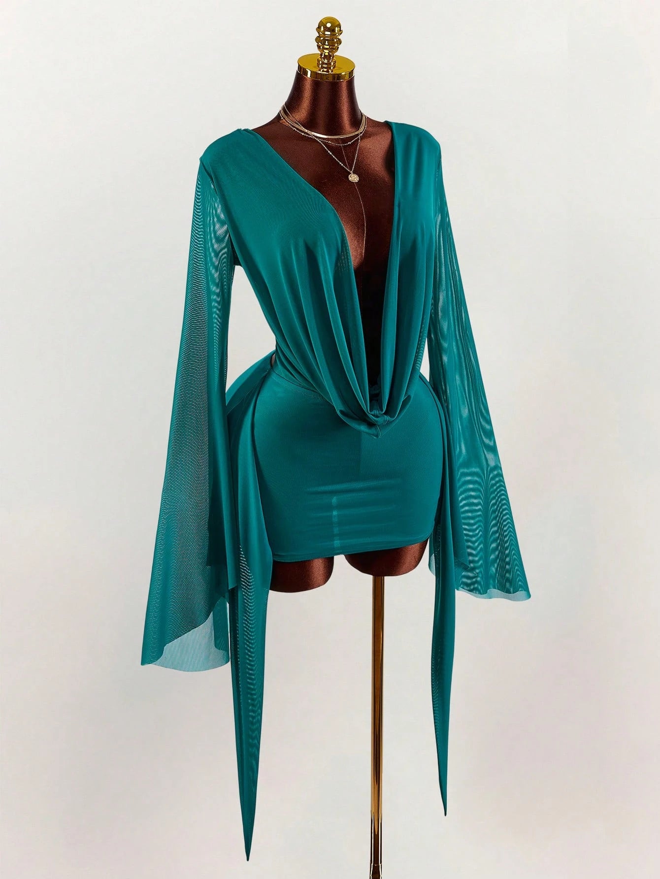 VALENCIA DRAPE MINI DRESS