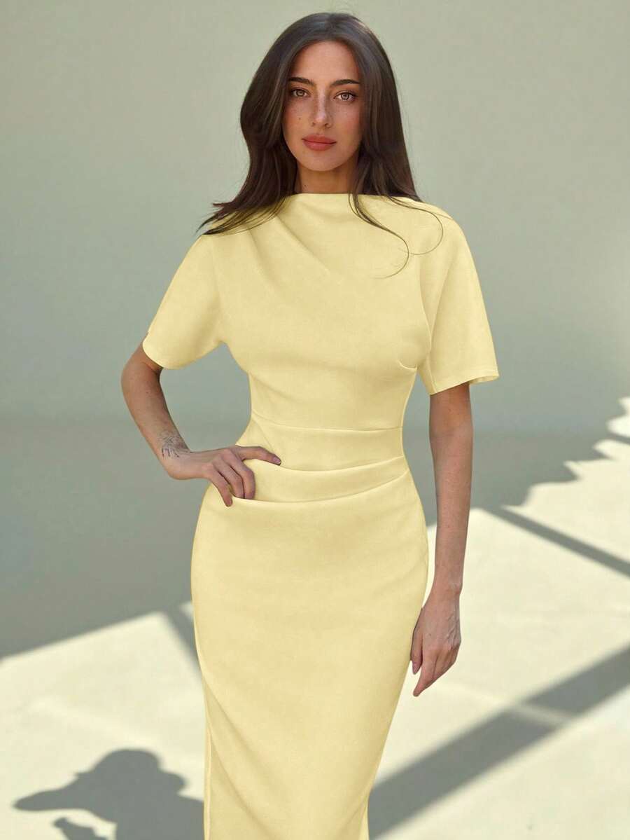 Elara Tailored Maxi Dress