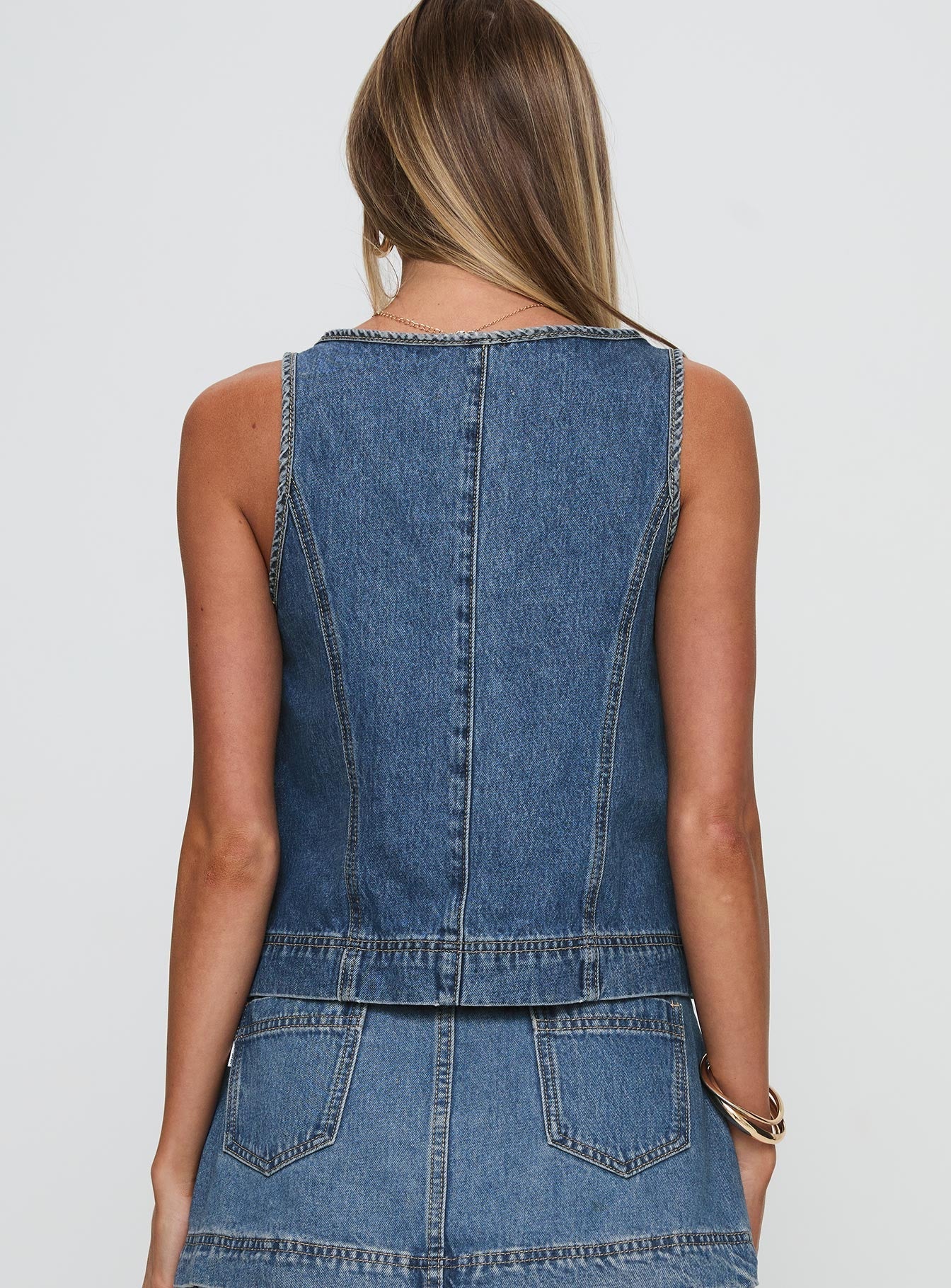 Mila Denim Tie-Front Co-Ord Set