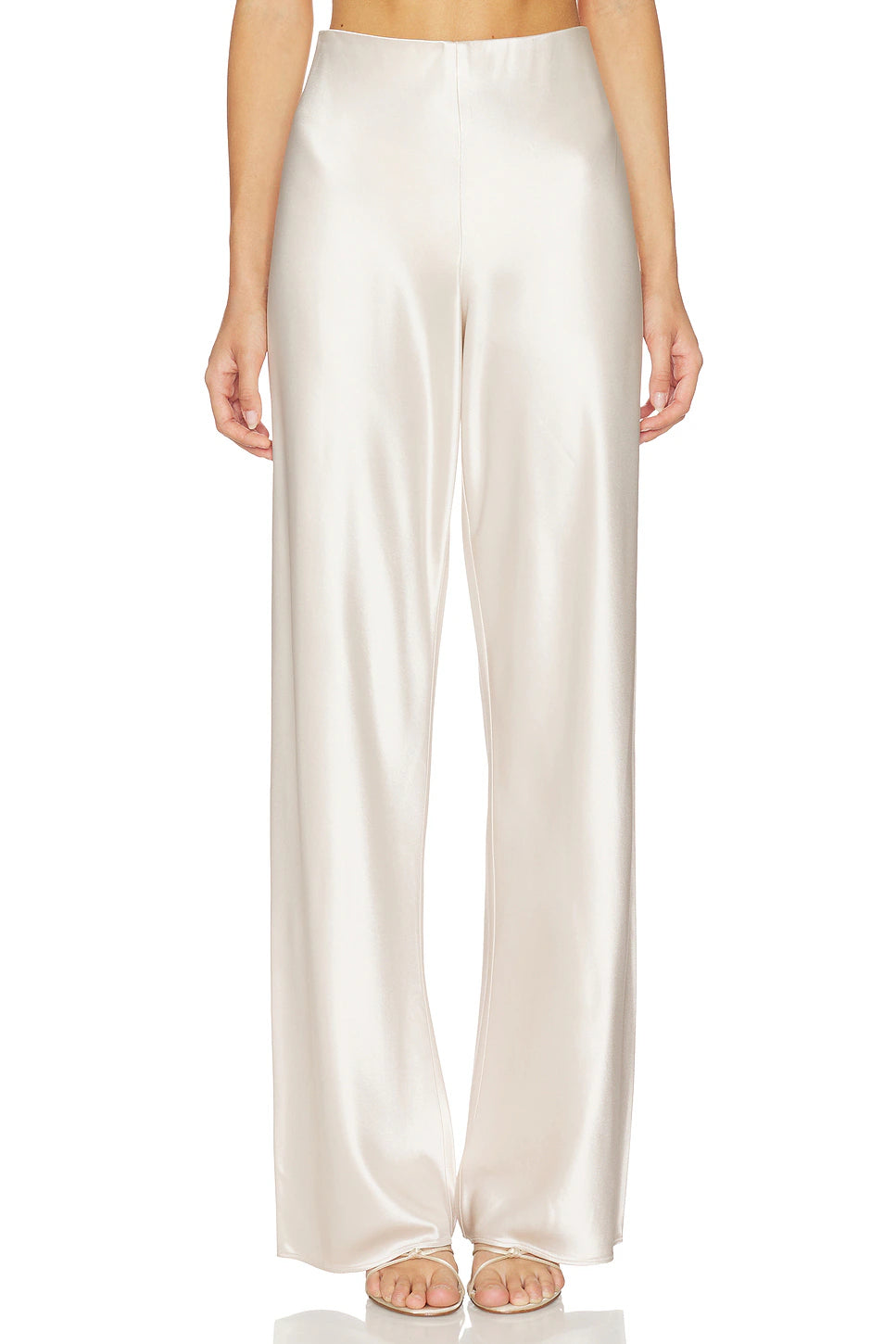 Ecru Satin Co-Ord Set