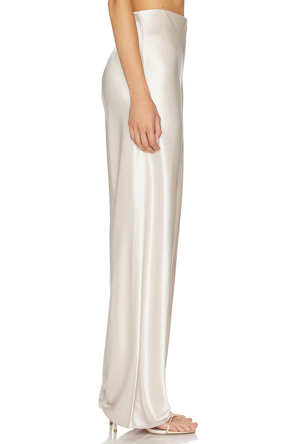 Ecru Satin Co-Ord Set