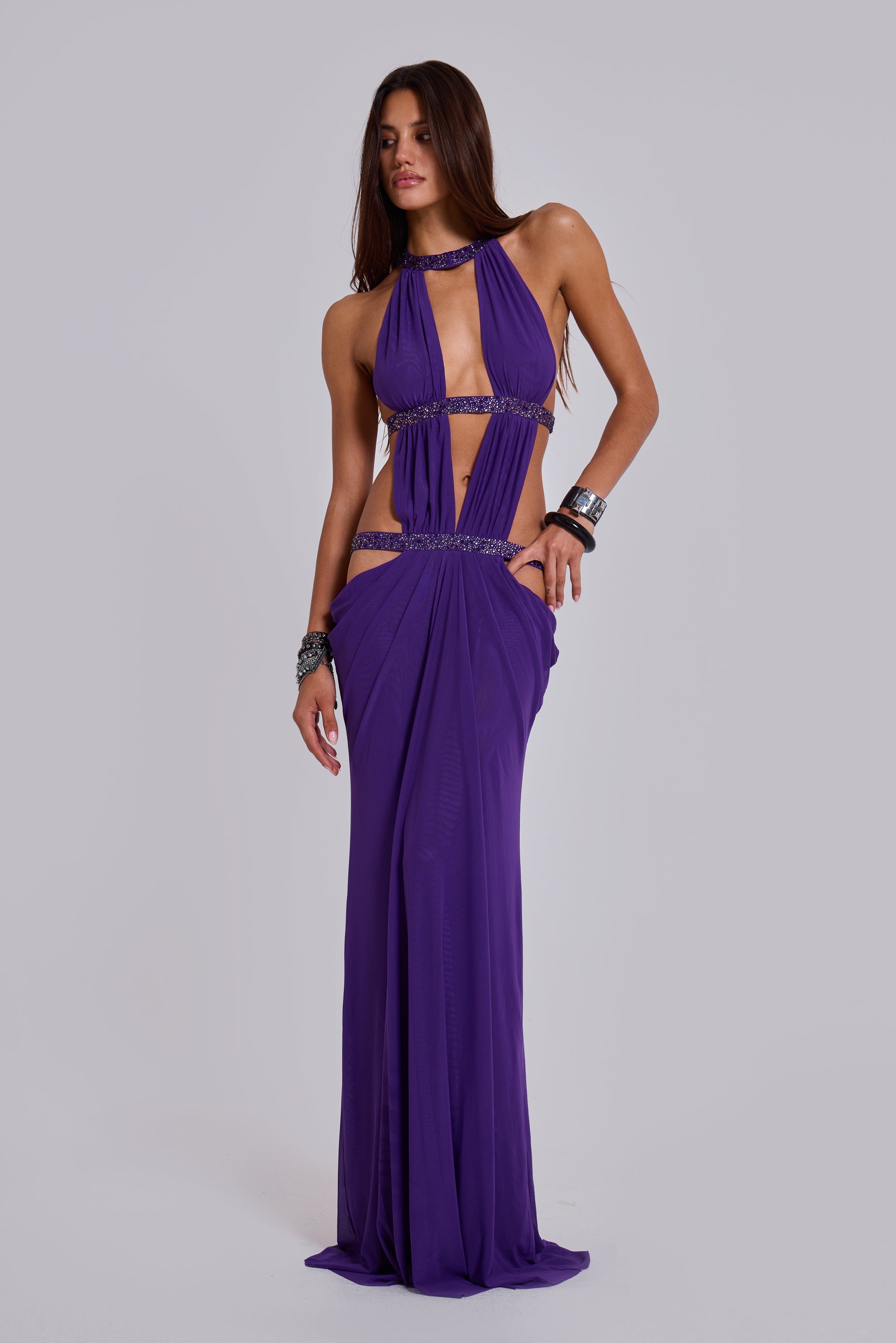 Selene Embellished Maxi Dress