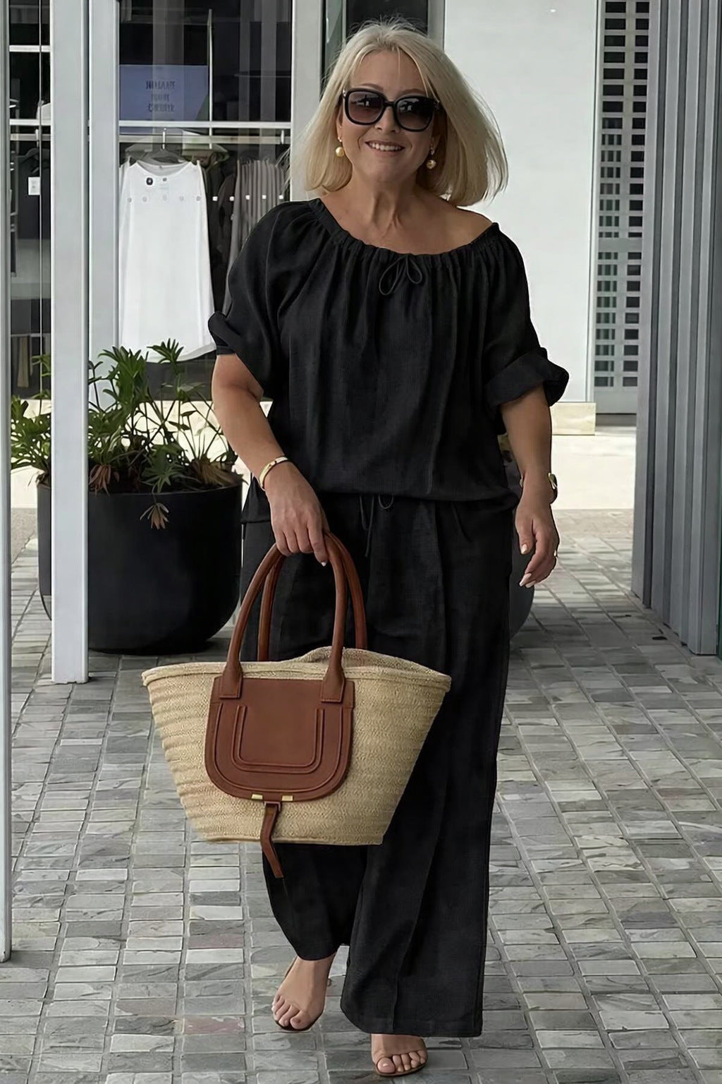 Amalfi Cotton Linen Co-Ord Set