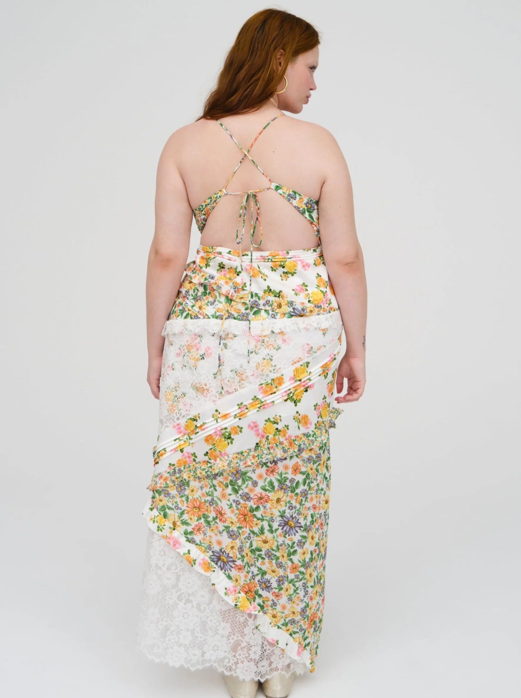 Rosalie Floral Lace Maxi Dress