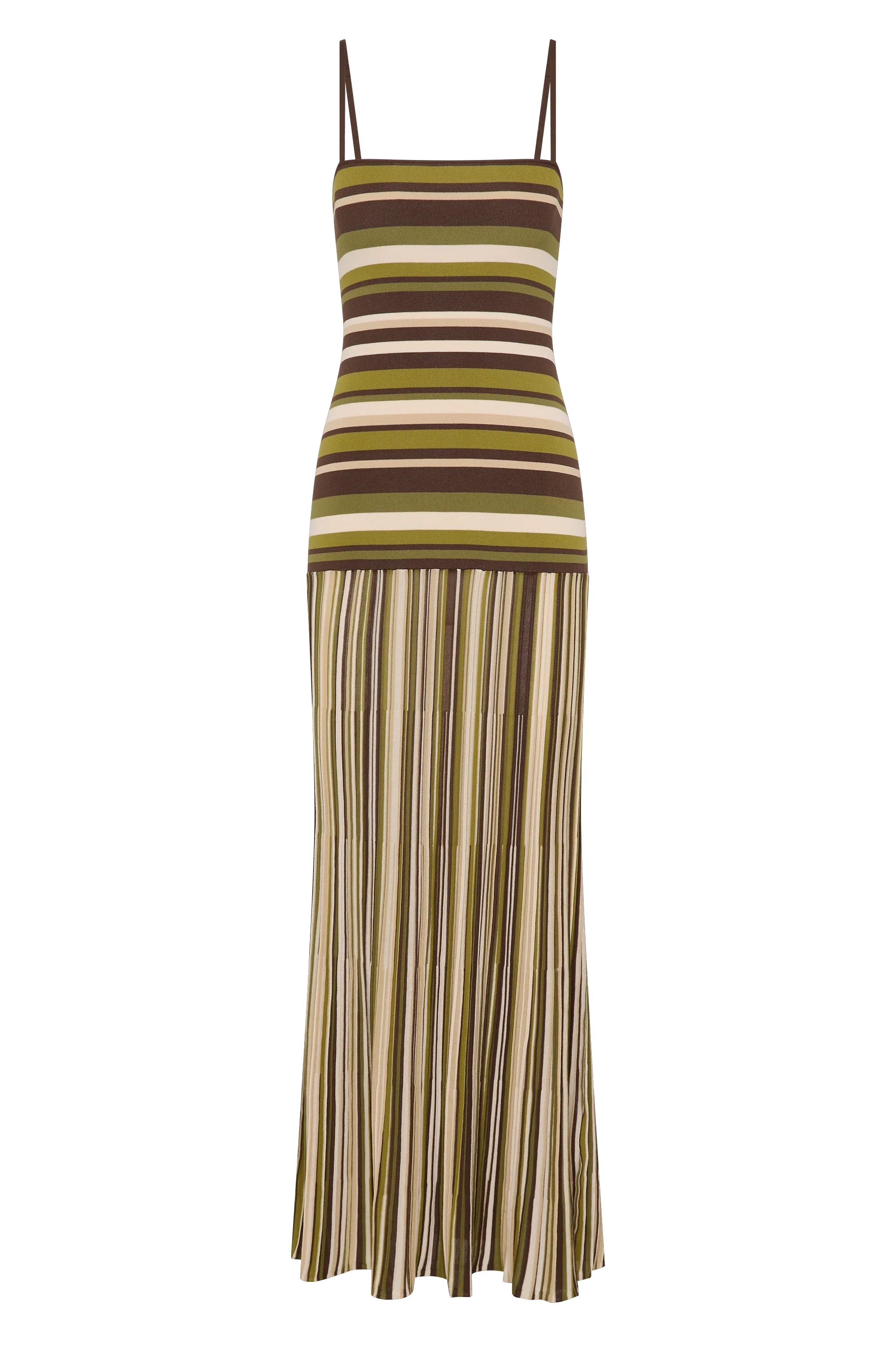 Sienna Stripe Knit Maxi Dress