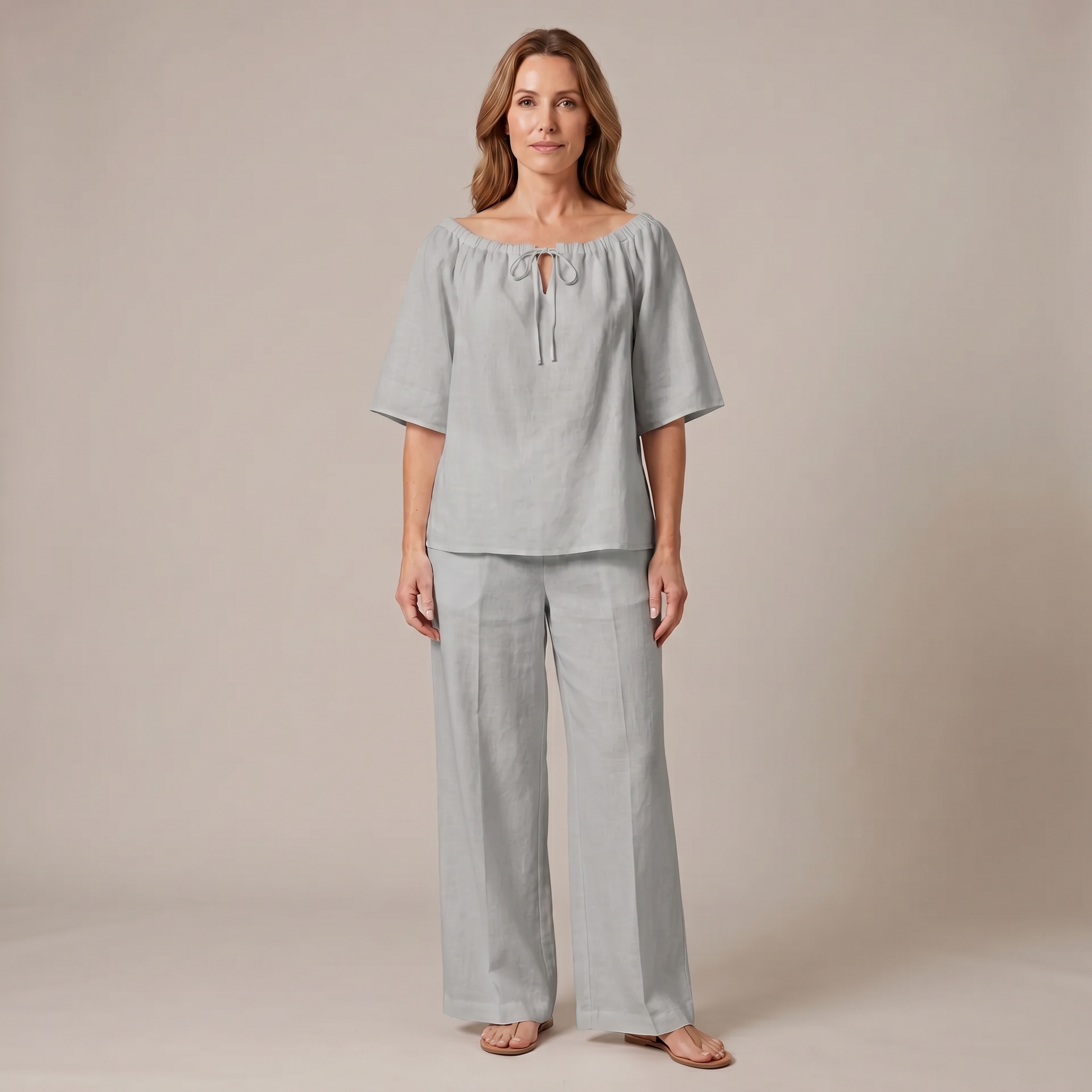 Amalfi Cotton Linen Co-Ord Set
