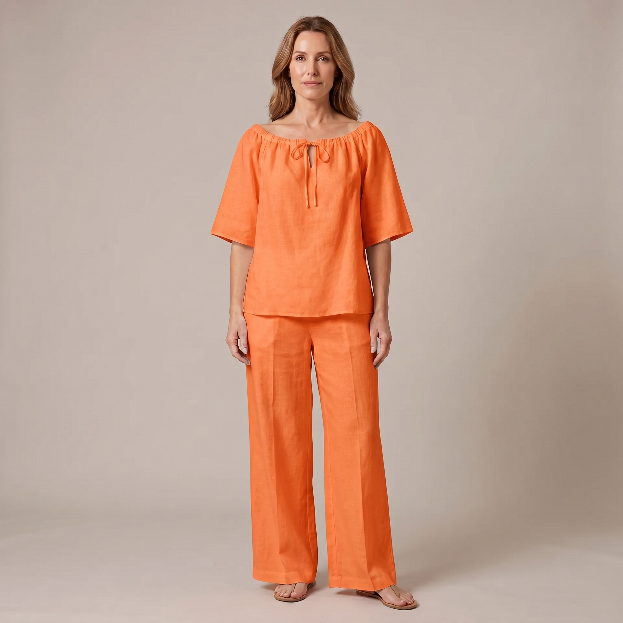 Amalfi Cotton Linen Co-Ord Set