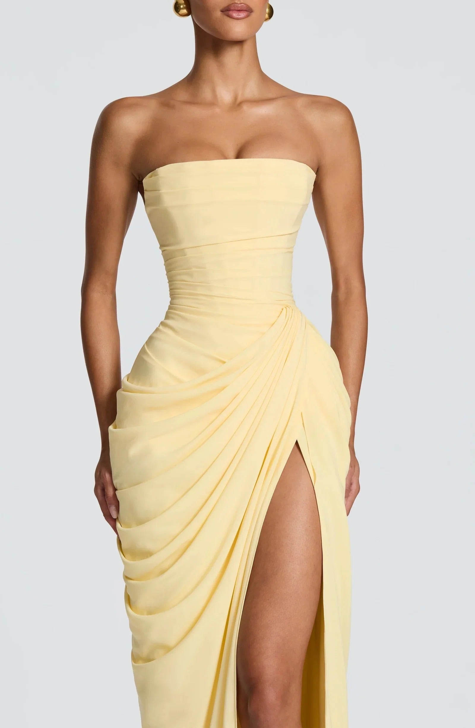 Livia Draped Maxi Dress