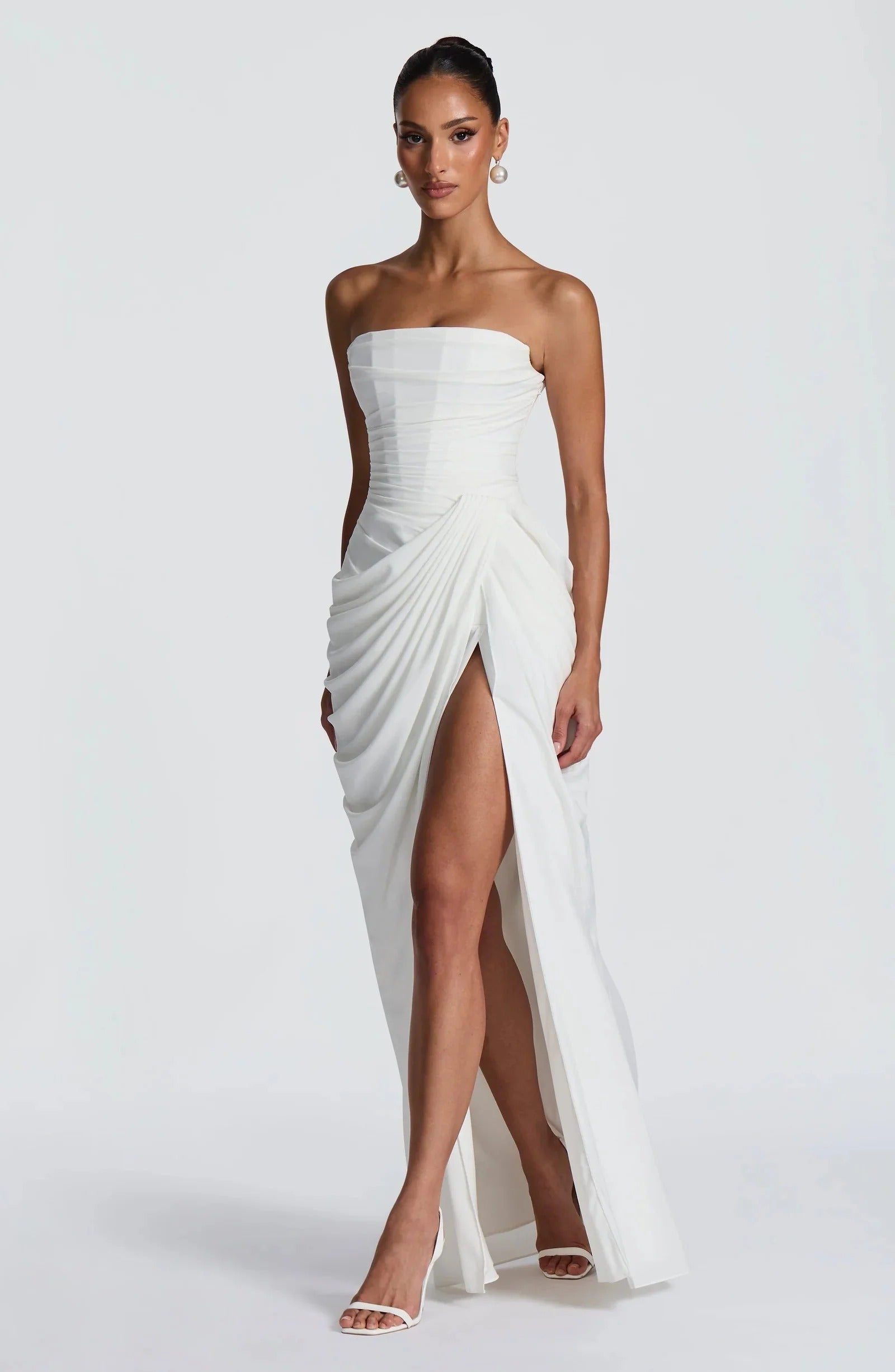 Livia Draped Maxi Dress
