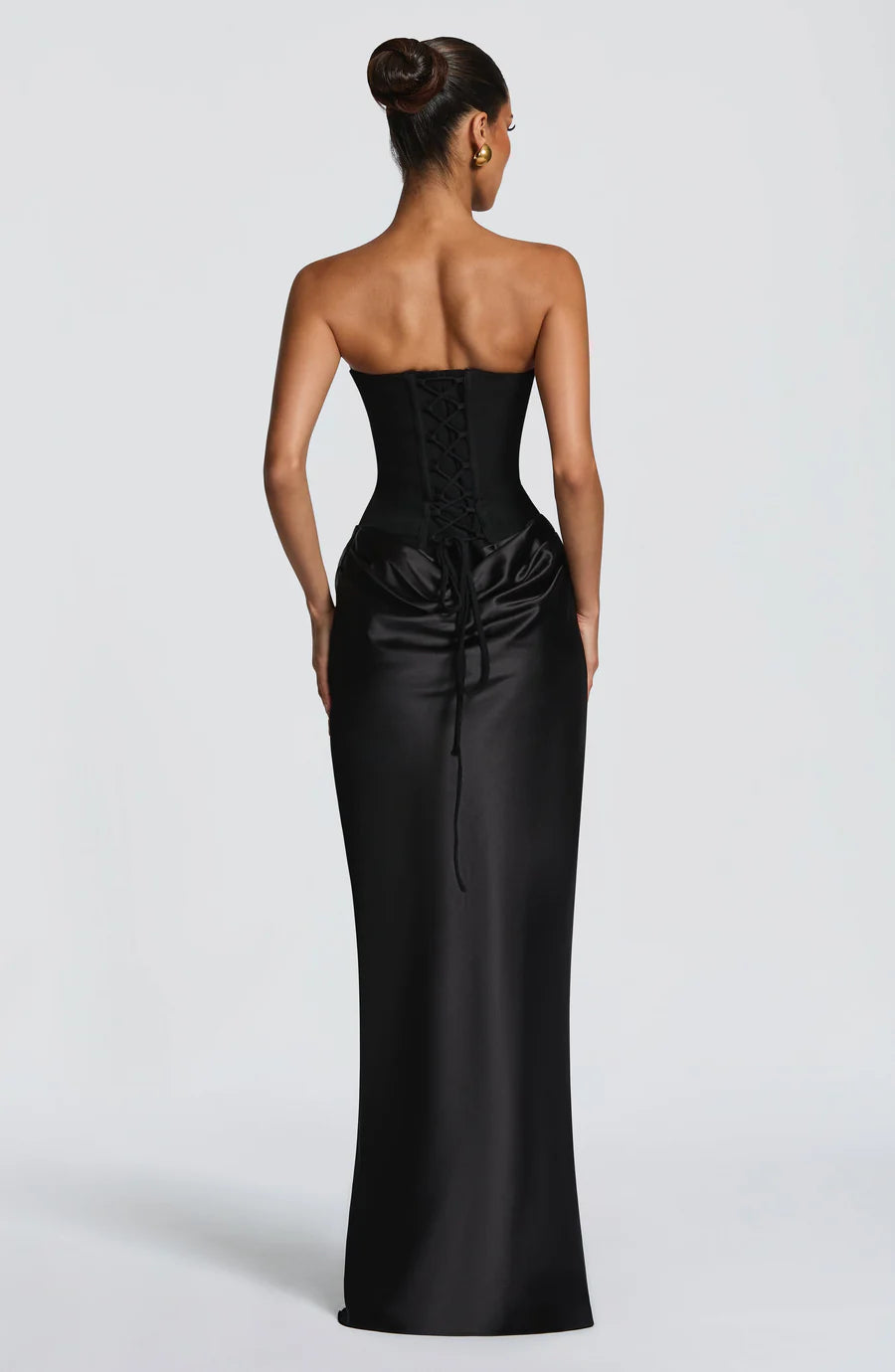 Valentina Satin Maxi Dress