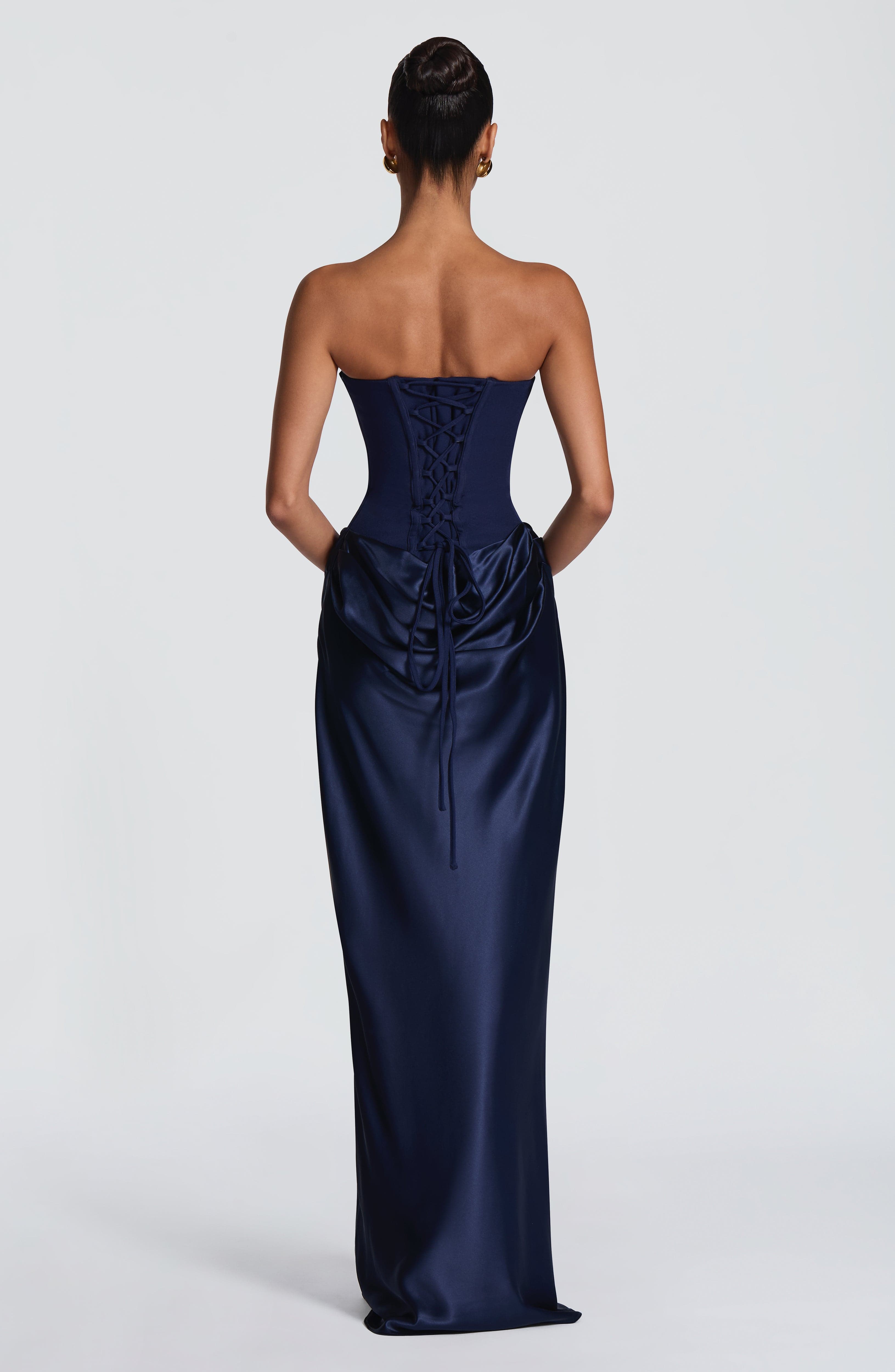 Valentina Satin Maxi Dress