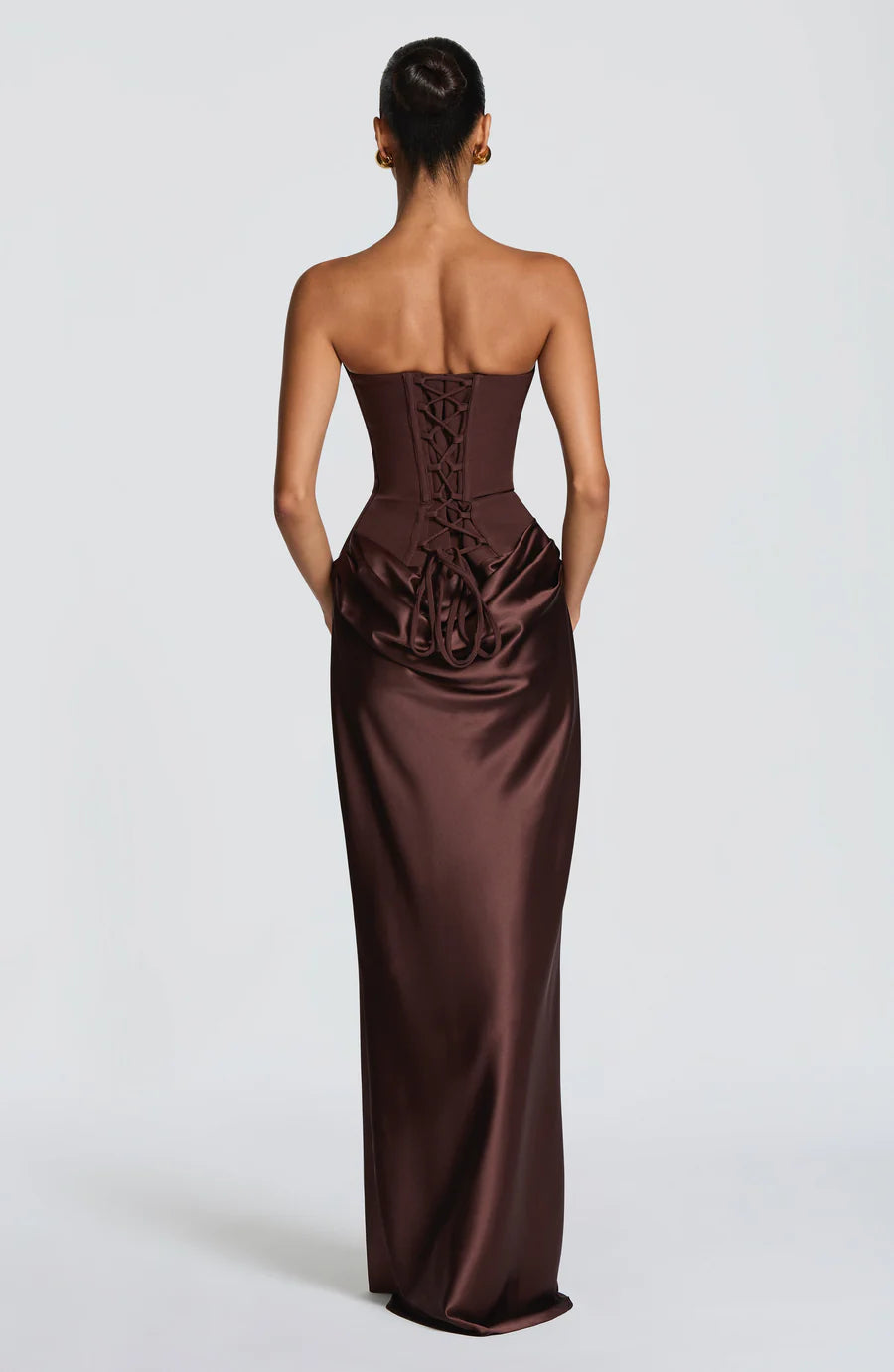 Valentina Satin Maxi Dress
