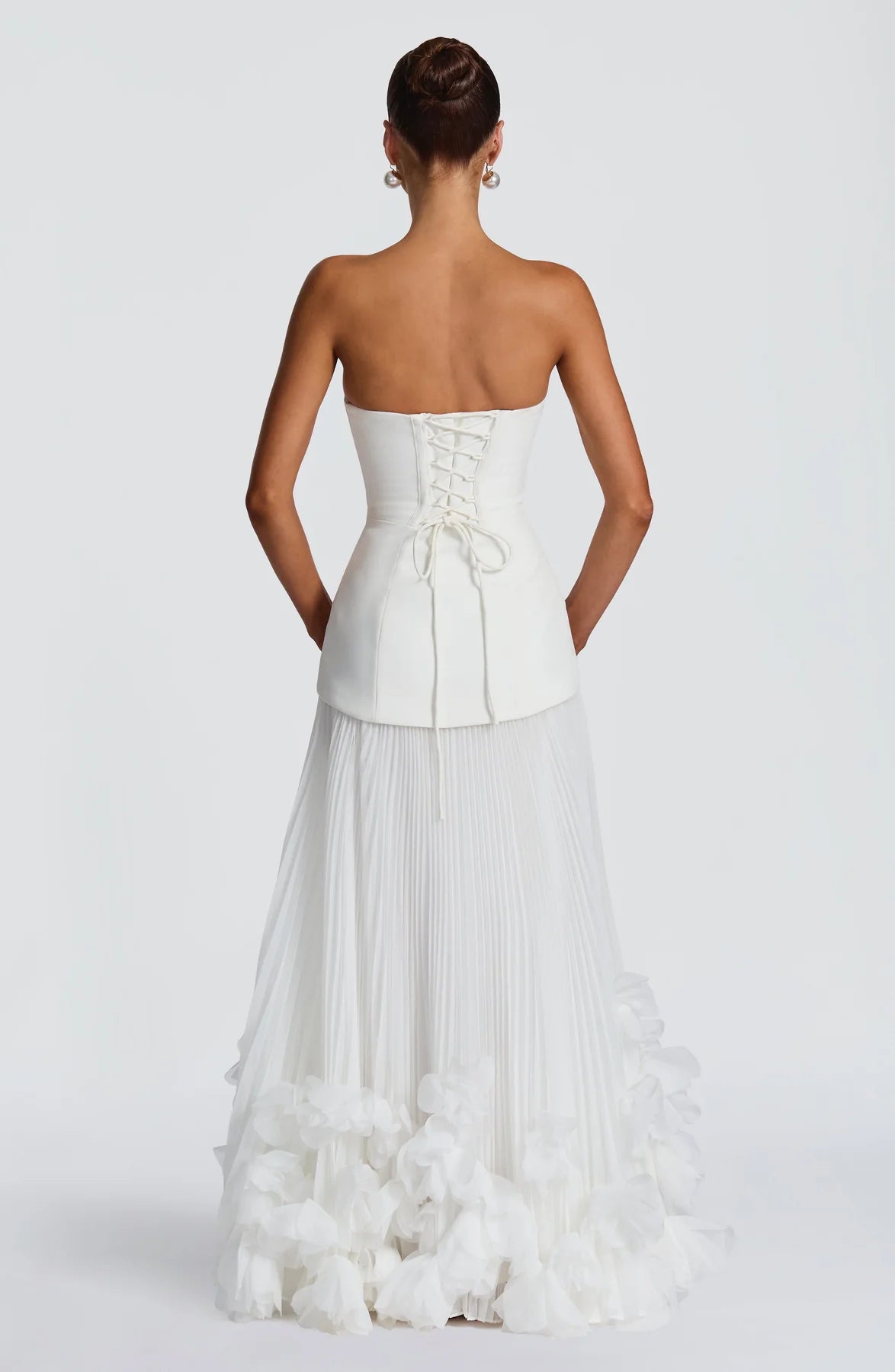 Seraphina Floral Pleated Gown
